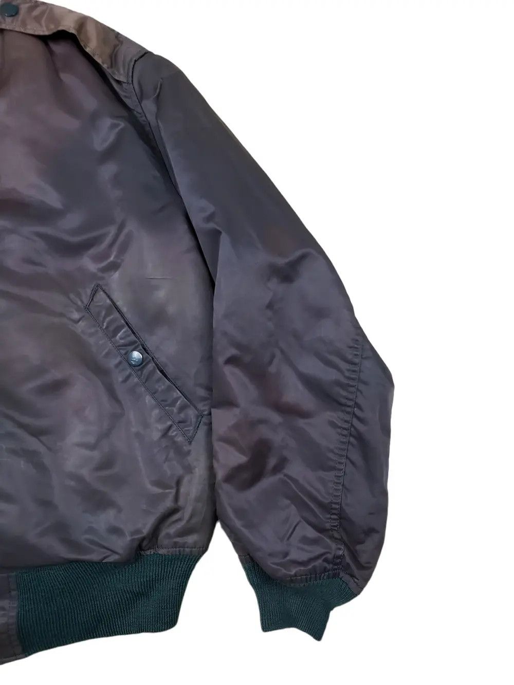 Vintage Vintage Bomber Jacket Dark Brown Size US M / EU 48-50 / 2 - 8 Thumbnail