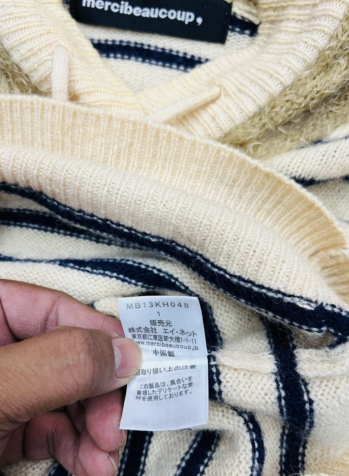 Issey Miyake × mercibeaucoup Mercibeaucoup Knit Mohair Fur Sweater Size US M / EU 48-50 / 2 - 9 Thumbnail
