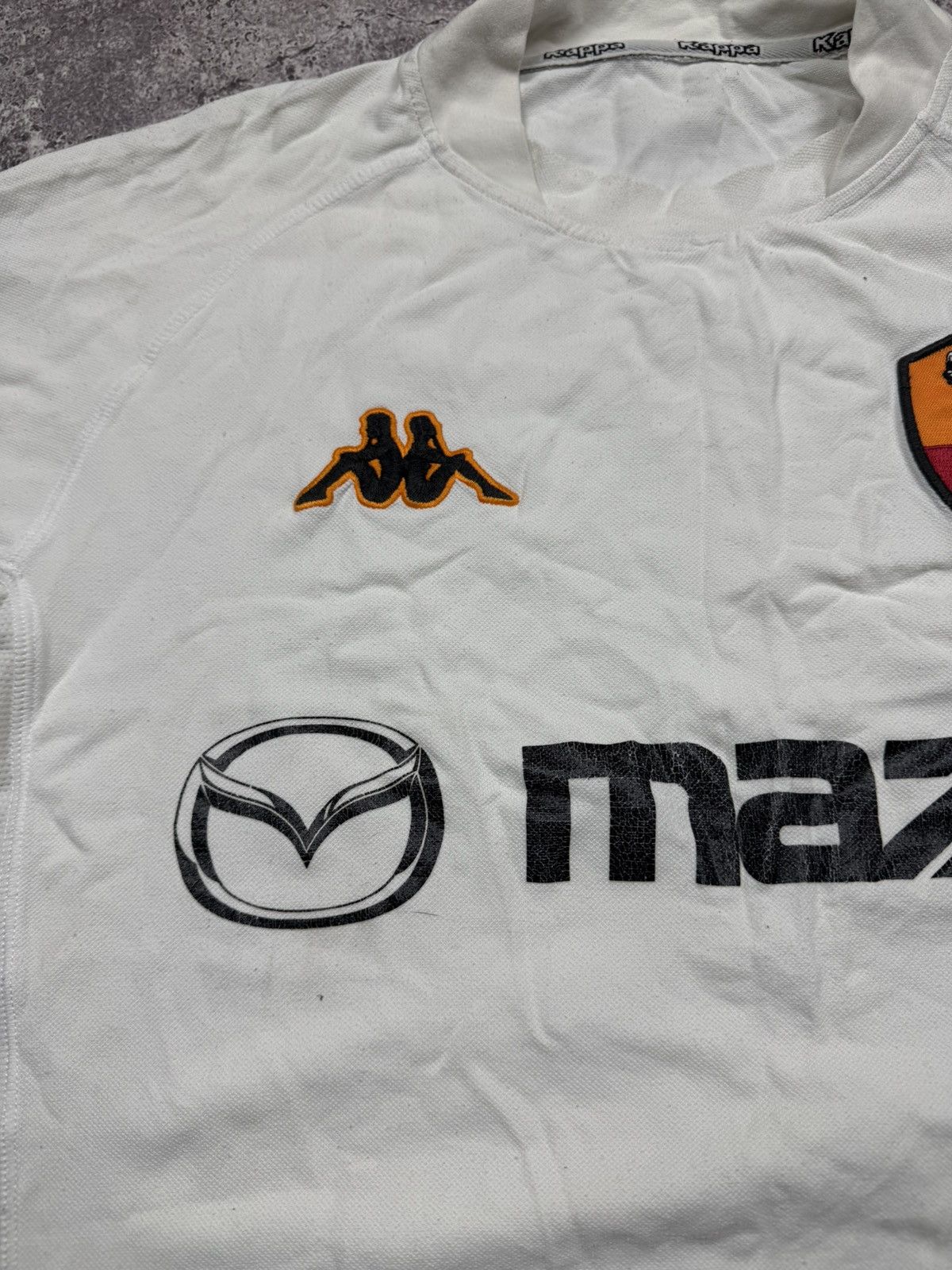 Kappa VERY RARE KAPPA AS ROMA ITALY SOCCER JERSEY RETRO Y2K 00s Size US L / EU 52-54 / 3 - 5 Thumbnail
