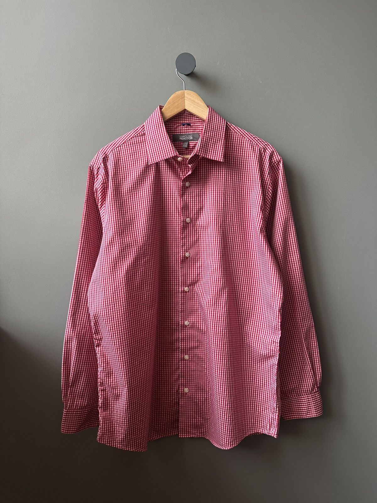 Kenneth Cole Kenneth Cole Check Shirt Size L Size US L / EU 52-54 / 3 - 1 Thumbnail