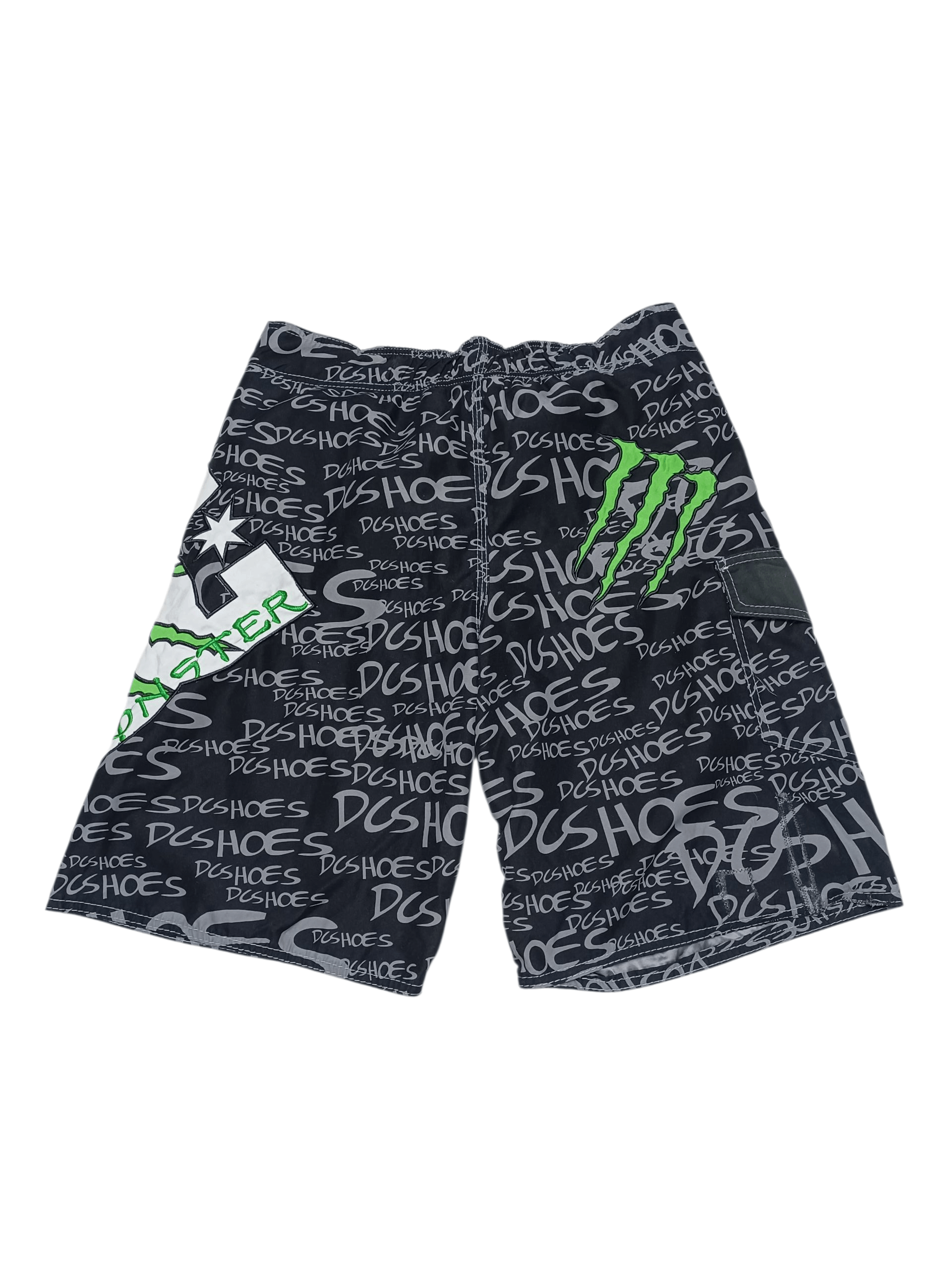 DC DC SHOES X MONSTER ENERGY STREETWEAR RAP SK8 RACING SHORTS Size US 34 / EU 50 - 3 Thumbnail