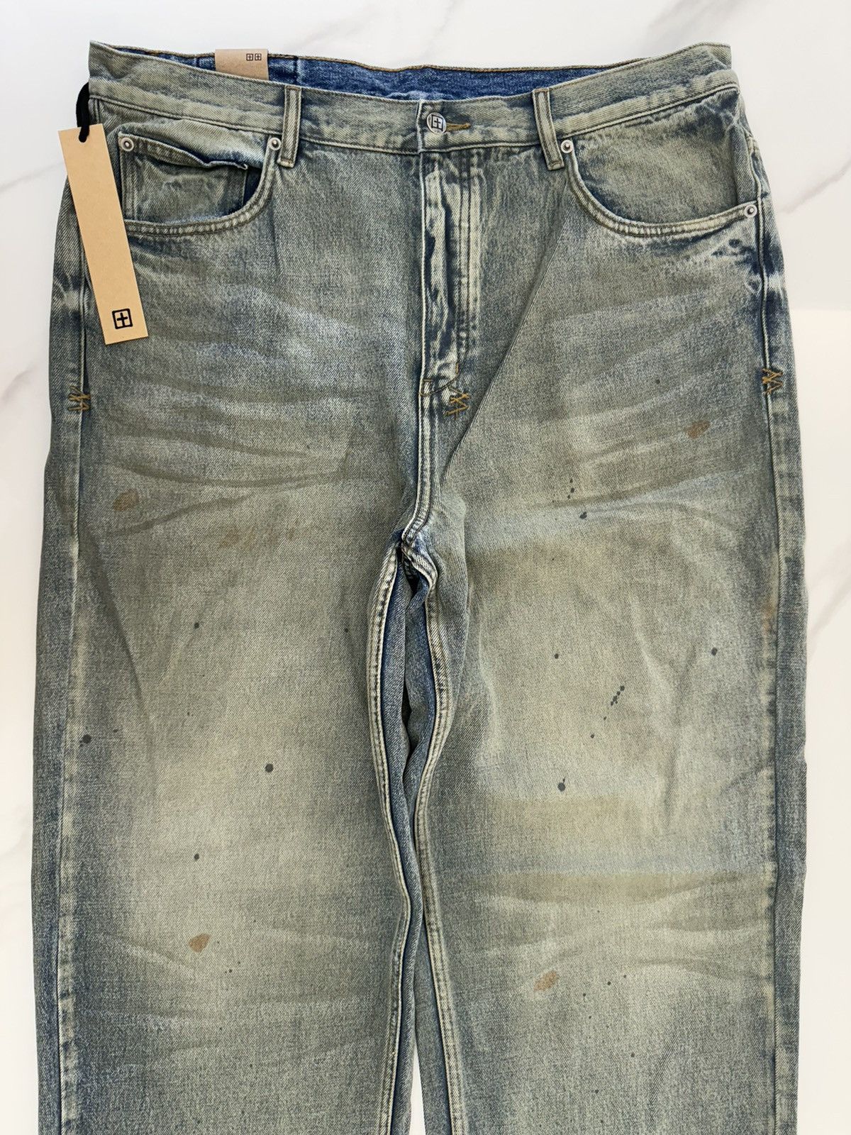 Pre-owned Ksubi Maxx Mechanik In Dirty Indigo