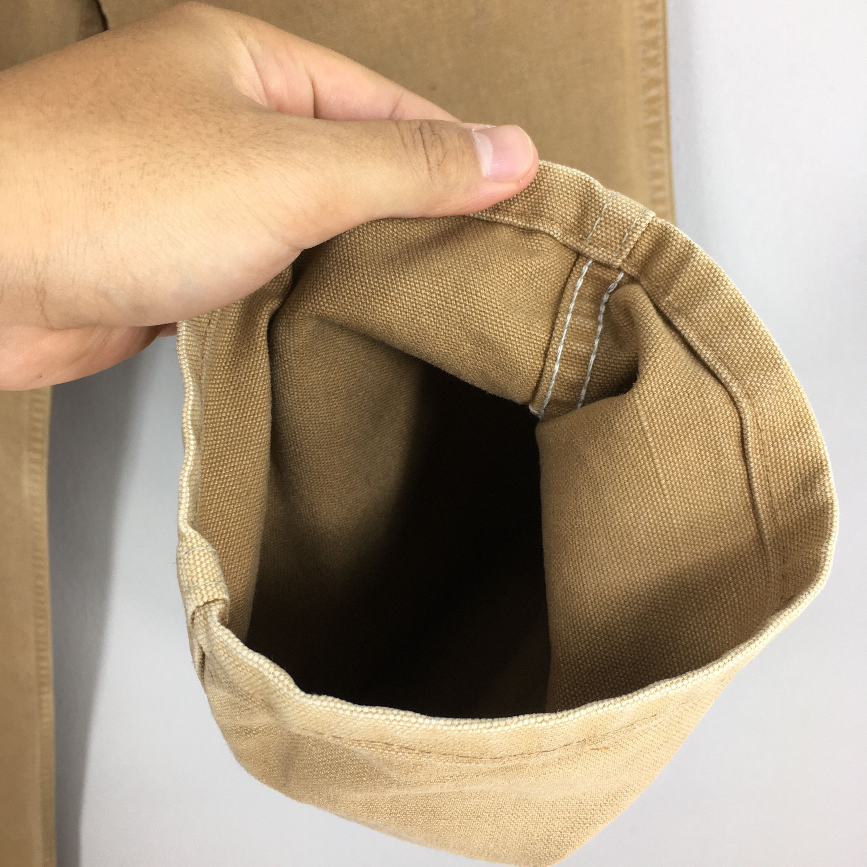 Carhartt Size 28x23Vintage 1980s Carhartt Carpenter Beige Jeans S429 Size US 28 / EU 44 - 5 Thumbnail