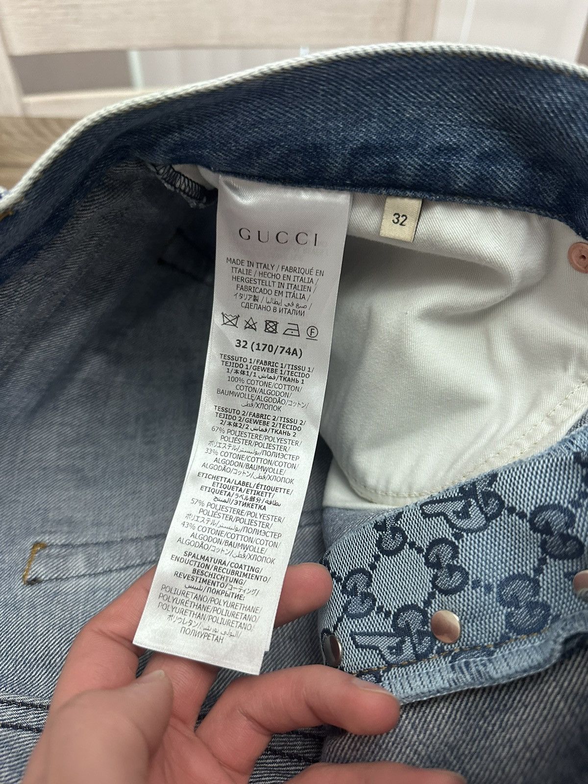 Gucci × Palace Gucci Palace jeans Size US 32 / EU 48 - 12 Thumbnail