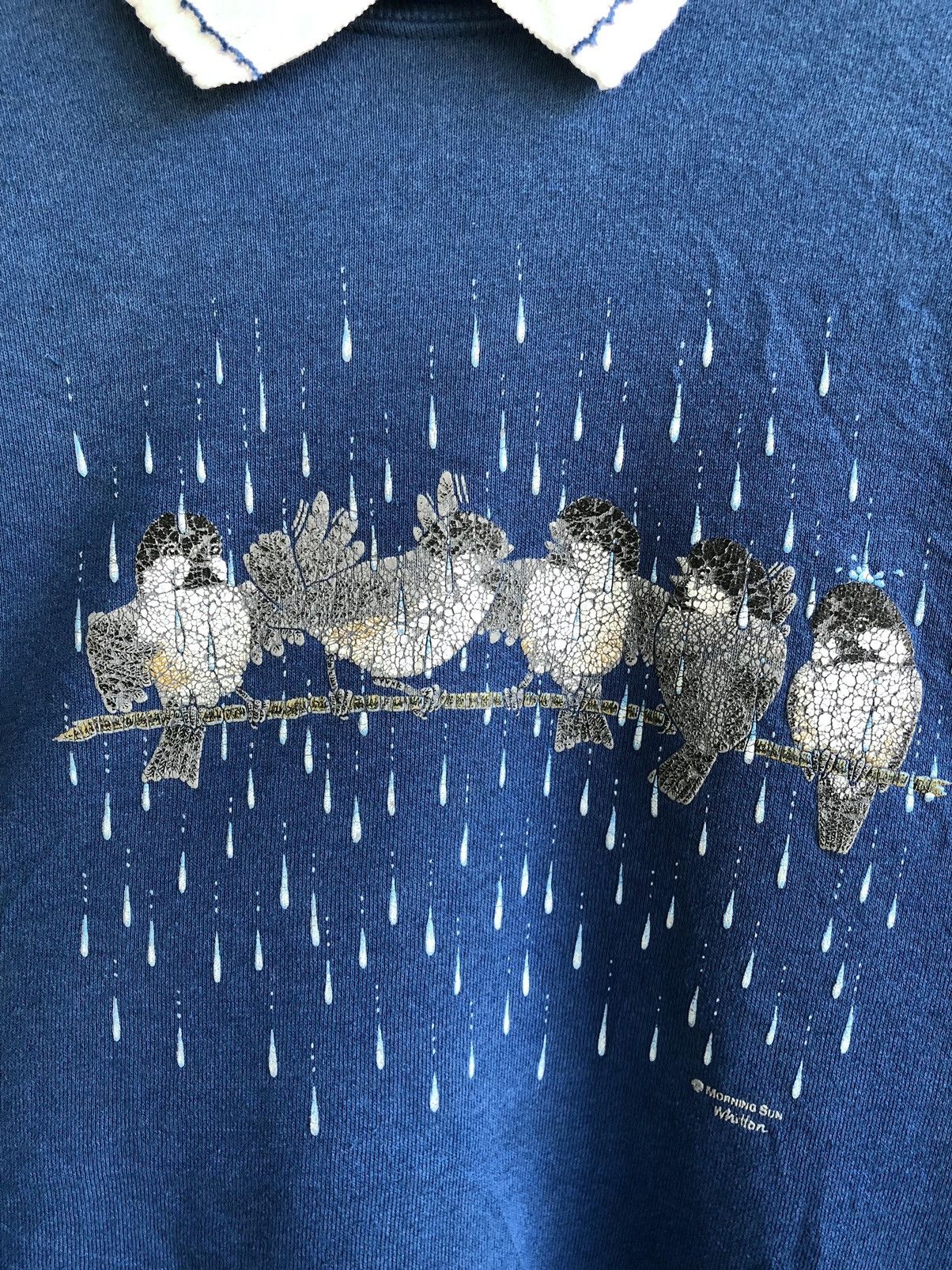 Jerzees × Vintage Vintage 90s Morning Sun Jerzees birds bathe in rainwater Size US L / EU 52-54 / 3 - 4 Thumbnail