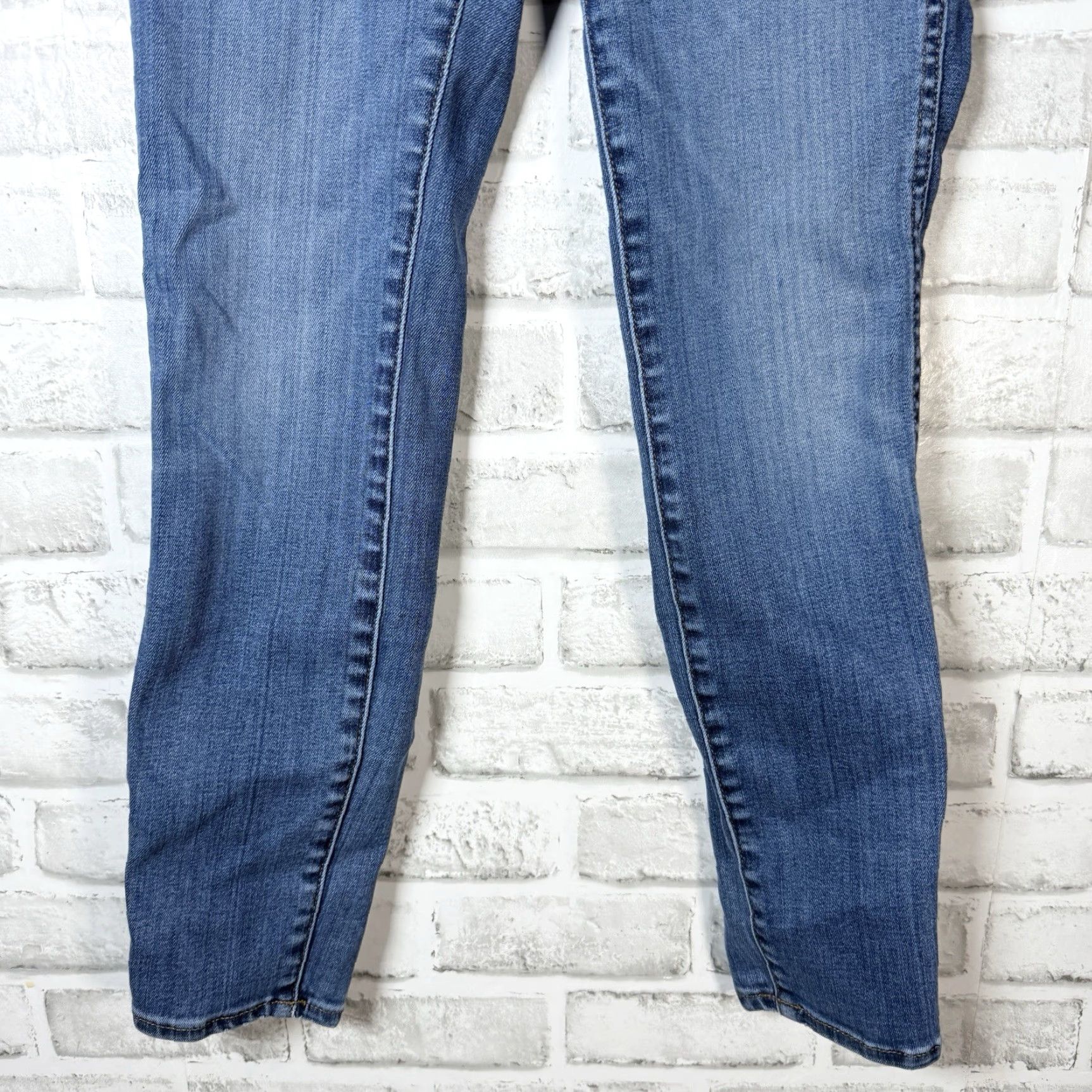 Madewell Madewell Jeans 10” High Rise Skinny Blue Cotton Size 25x24 Womens Size 42" / US 20 - 3 Thumbnail