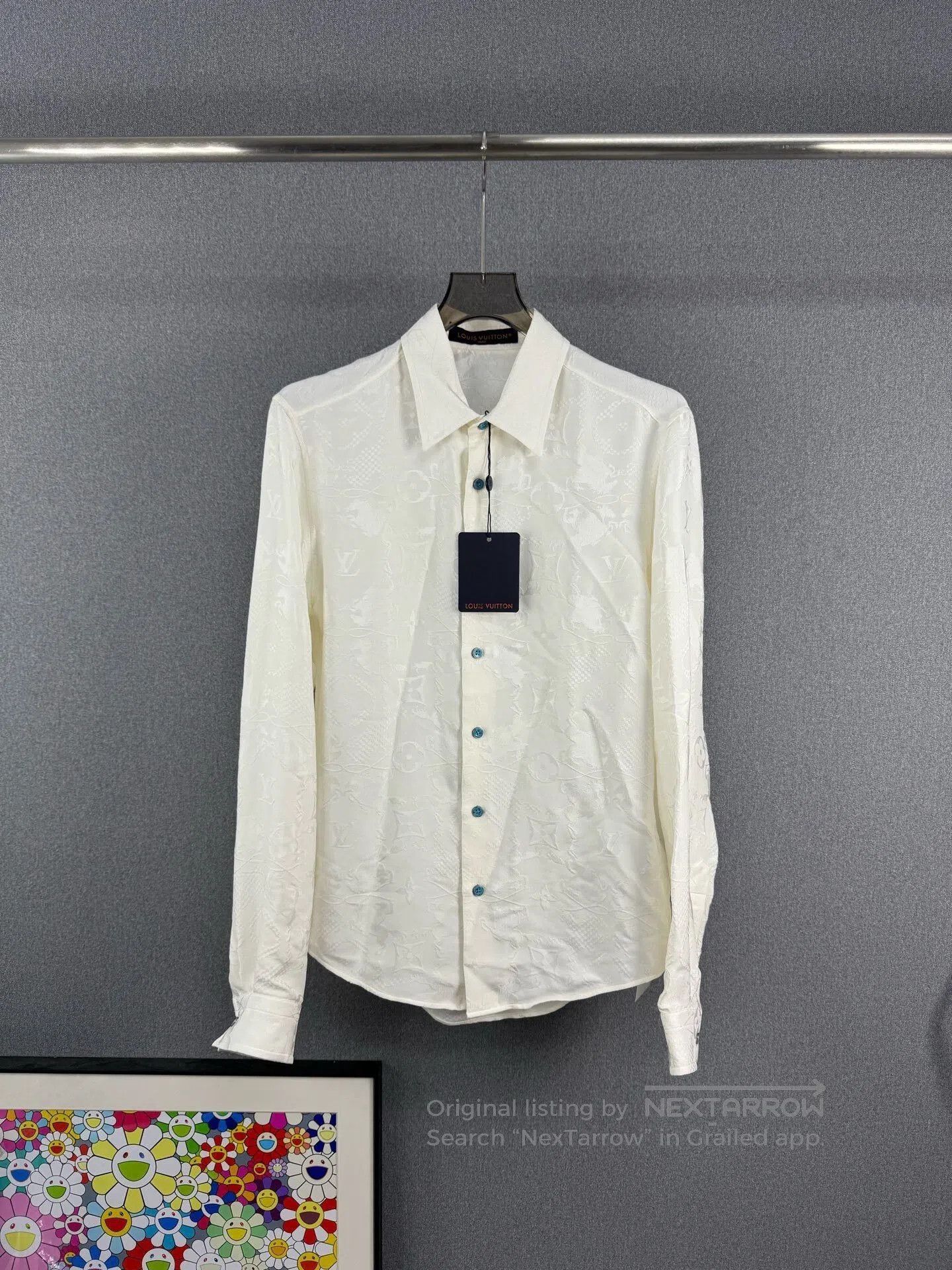 Louis Vuitton Louis Vuitton Turquoise Silk Long. Size US S / EU 44-46 / 1 - 1 Thumbnail