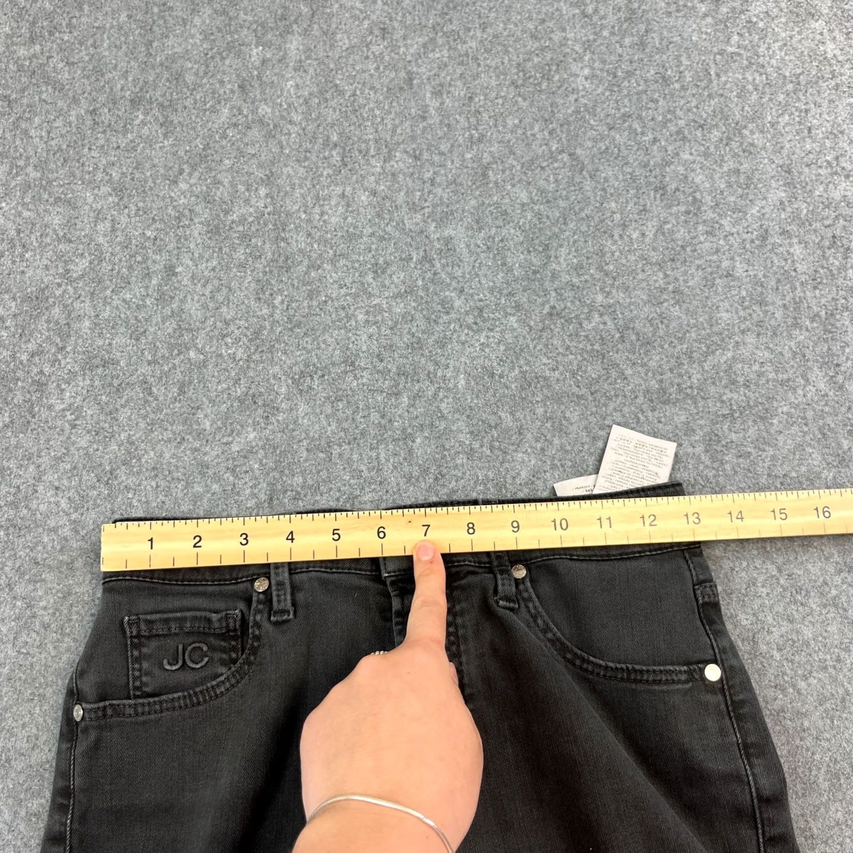 Jacob Cohen Jacob Cohen Womens Jeans Slim Skinny 28 30 UK 8 Grey Stretch Italian Designer Denim Jeans Slim Womens 8 Gray Fashion Vintage N/A Size 30" / US 8 / IT 44 - 7 Thumbnail