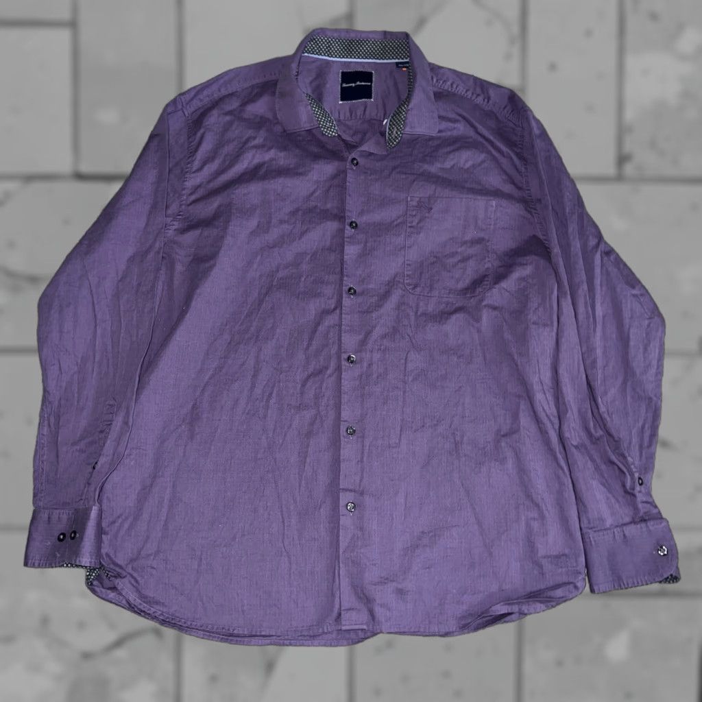 Tommy Bahama Tommy Bahama Purple Longsleeve Button-Up Shirt Mens Size 2XL Size US XXL / EU 58 / 5 - 1 Thumbnail