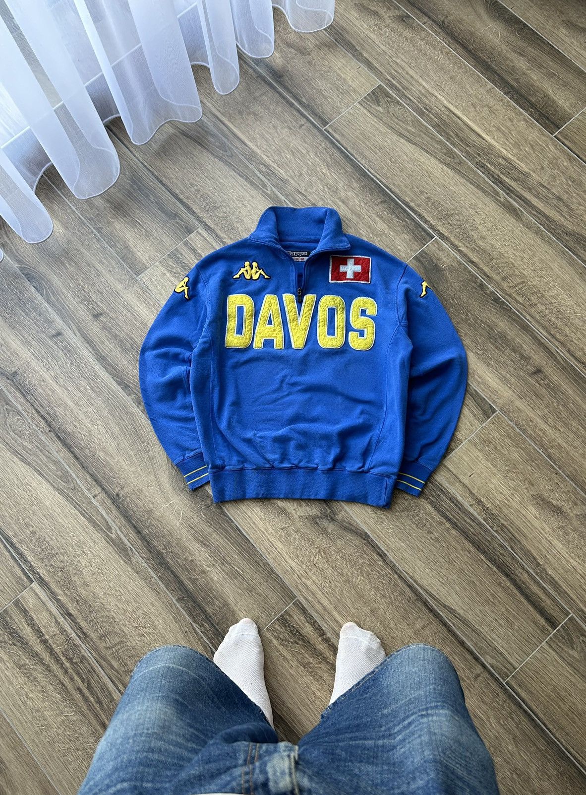 Kappa Vintage Kappa Davos Switzerland 🇨🇭 national sweatshirt Size US M / EU 48-50 / 2 - 1 Thumbnail