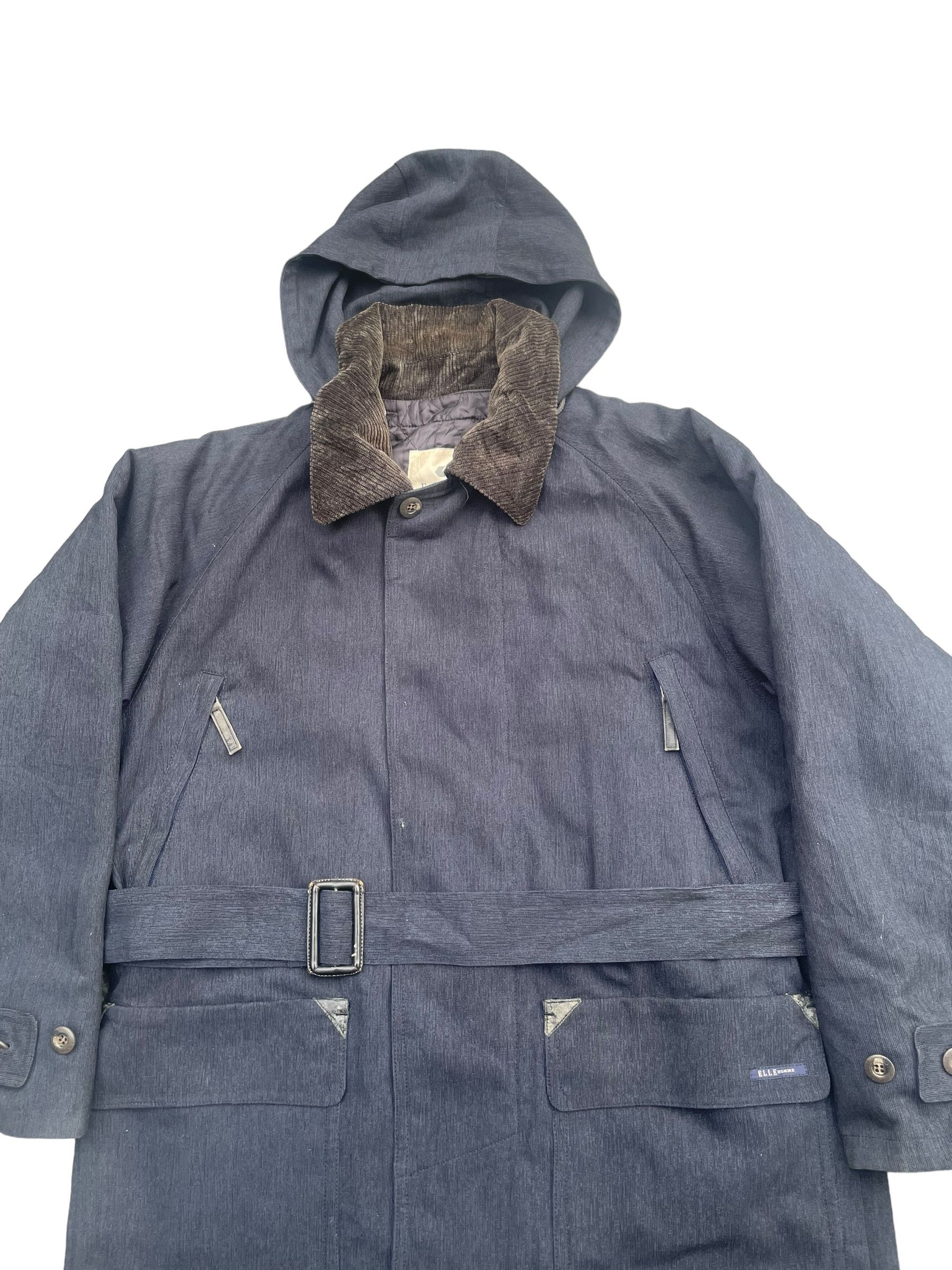 Japanese Brand Elle Homme Paris Parka Jacket Size US M / EU 48-50 / 2 - 2 Thumbnail