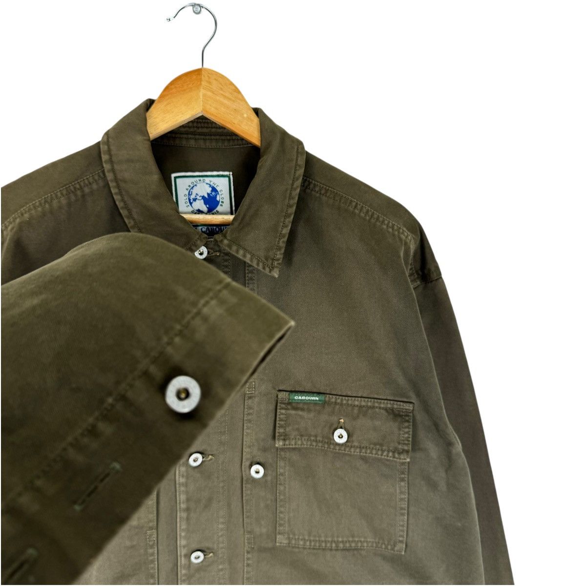Nigel Cabourn 🌟NIGEL CABOURN P44 UTILITY POCKET BUTTON JACKET Size US M / EU 48-50 / 2 - 4 Thumbnail