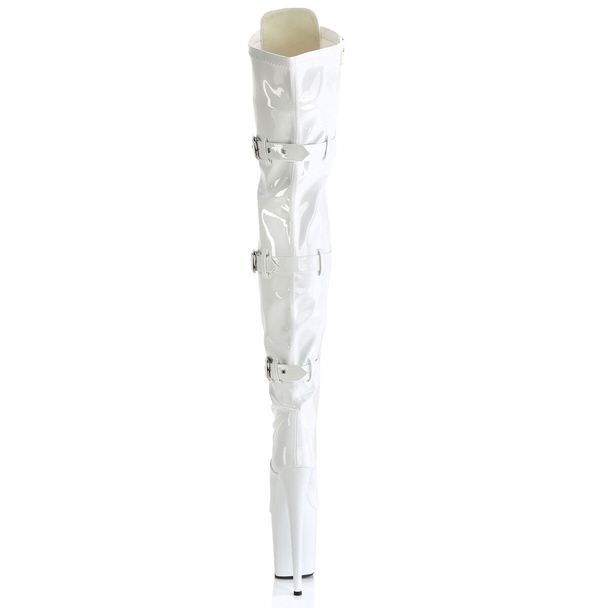 Other Flamingo 3028 Triple Buckle Thigh High 4" Platform Boot 8" H Size US 6 / IT 36 - 7 Thumbnail