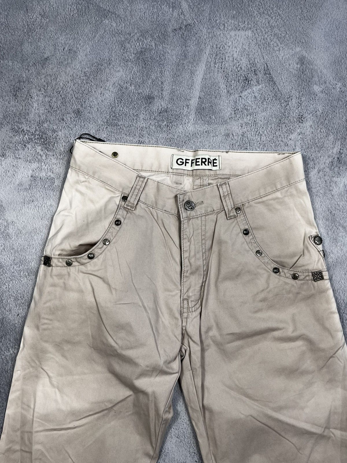 GF Ferre × Vintage Vintage 90s Gf Ferre Japanese style faded pants size 29 Size 30" / US 8 / IT 44 - 3 Thumbnail