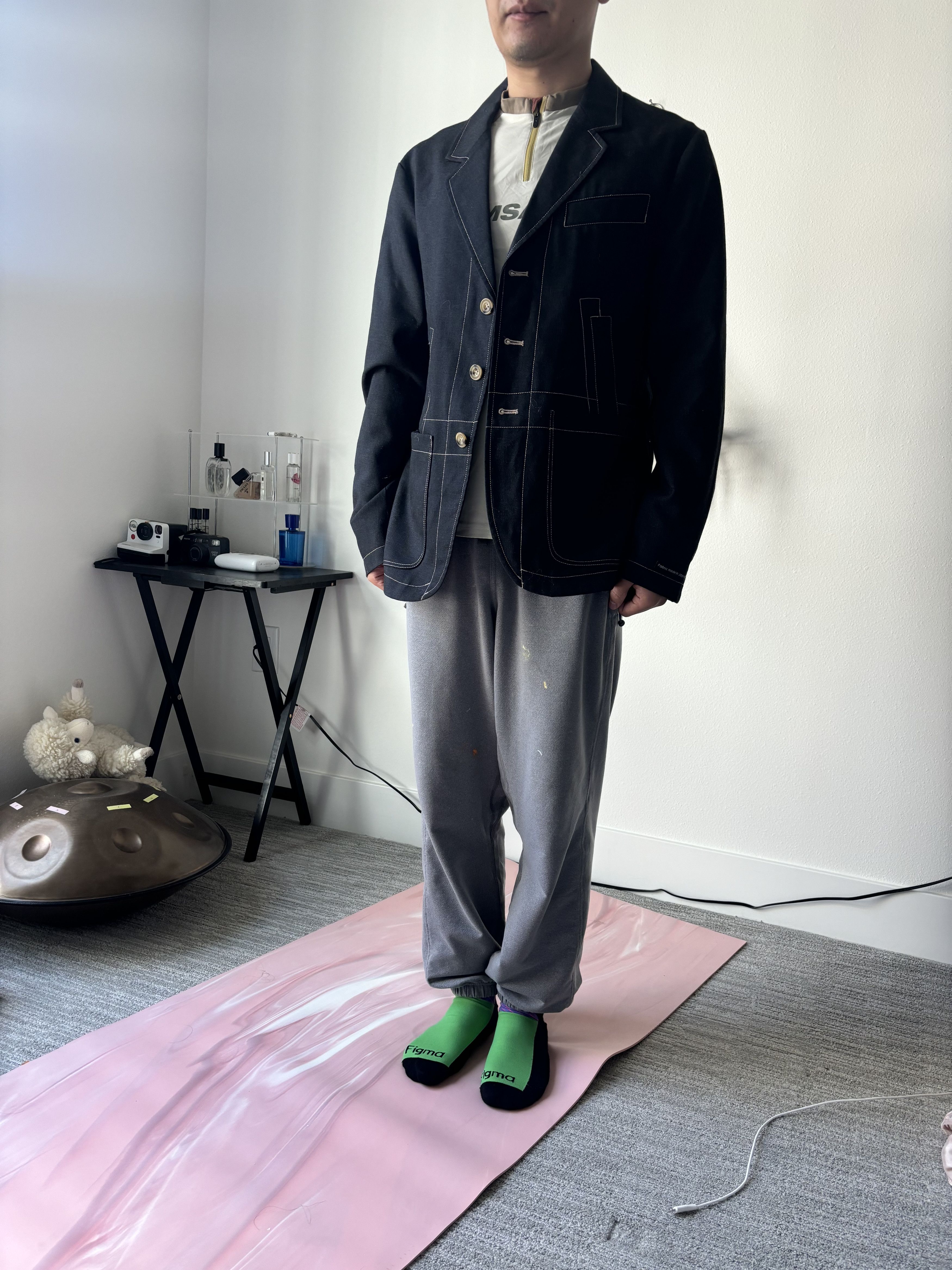 Japanese Brand NotJustFashion Japanese Designer Brand Blazer size M Size 42S - 4 Thumbnail