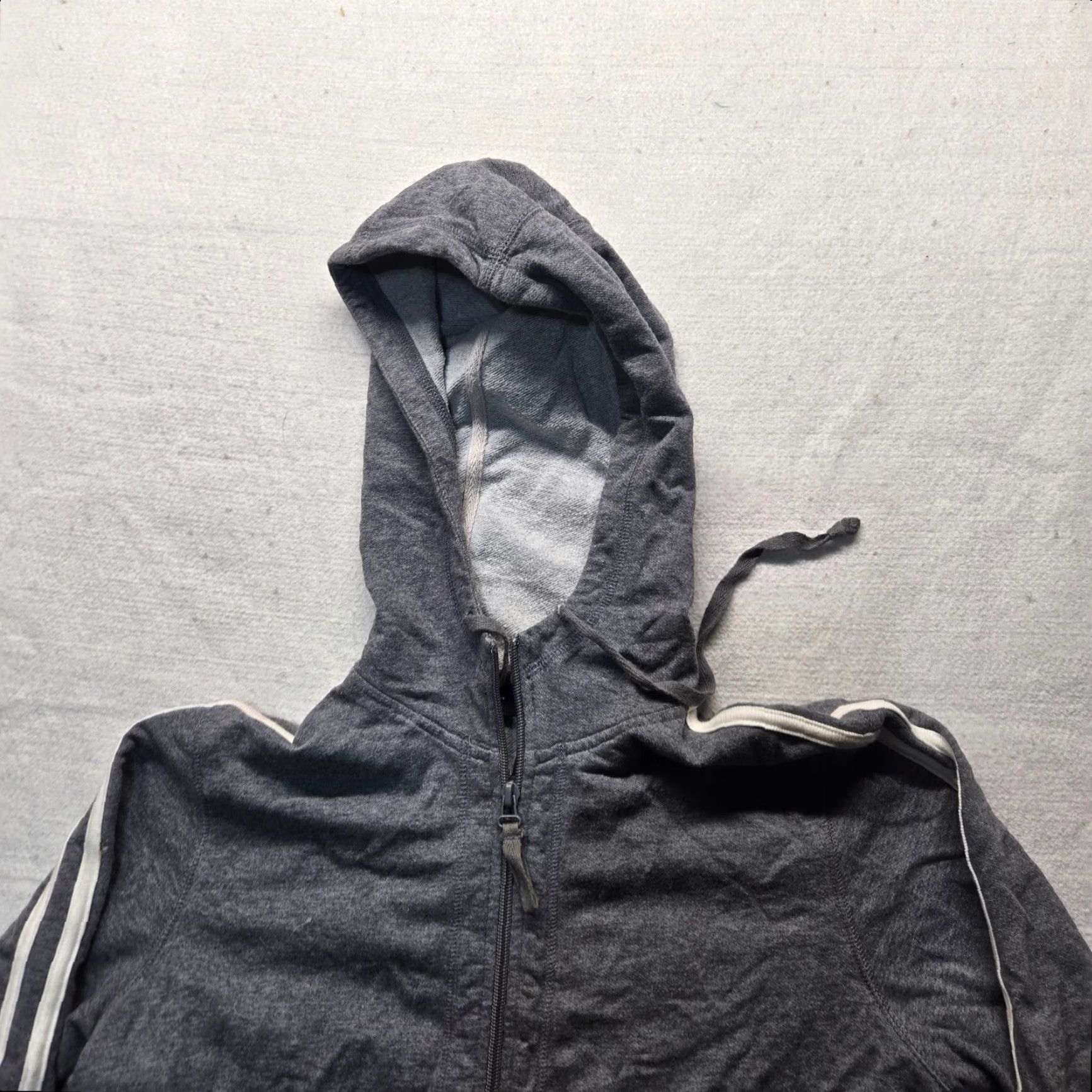 Van Heusen Van Heusen Gray Long Sleeve Full Zip Ponte Hoodie Sweatshirt Adult Men's S Small Size US L / EU 52-54 / 3 - 2 Thumbnail