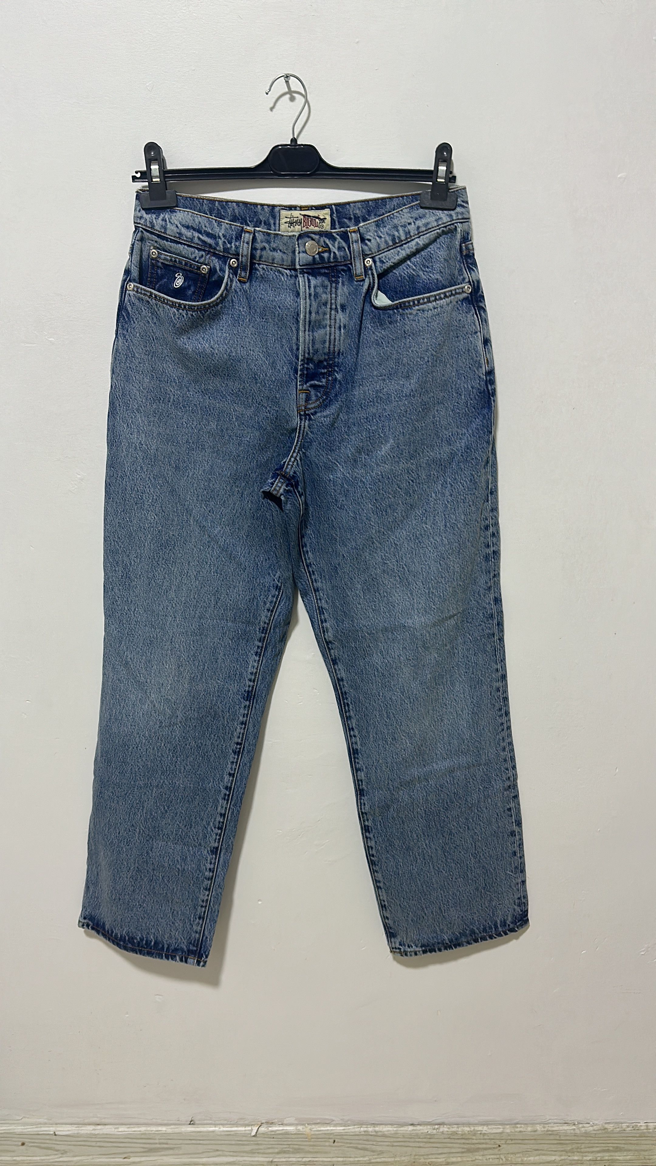 Stussy Stussy Big Ol Jean Denim Washed Blue Size 28 Size US 28 / EU 44 - 2 Thumbnail