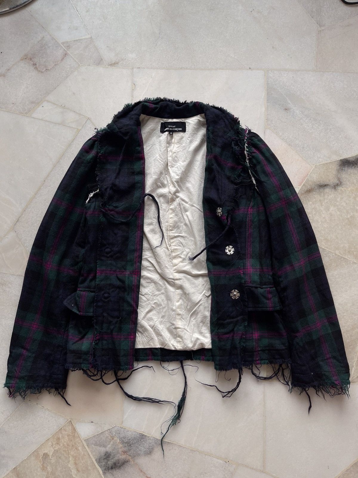 Comme des Garcons AD2004 Comme Des Cargons Grunge Distressed Jacket 96 Size M / US 6-8 / IT 42-44 - 15 Thumbnail