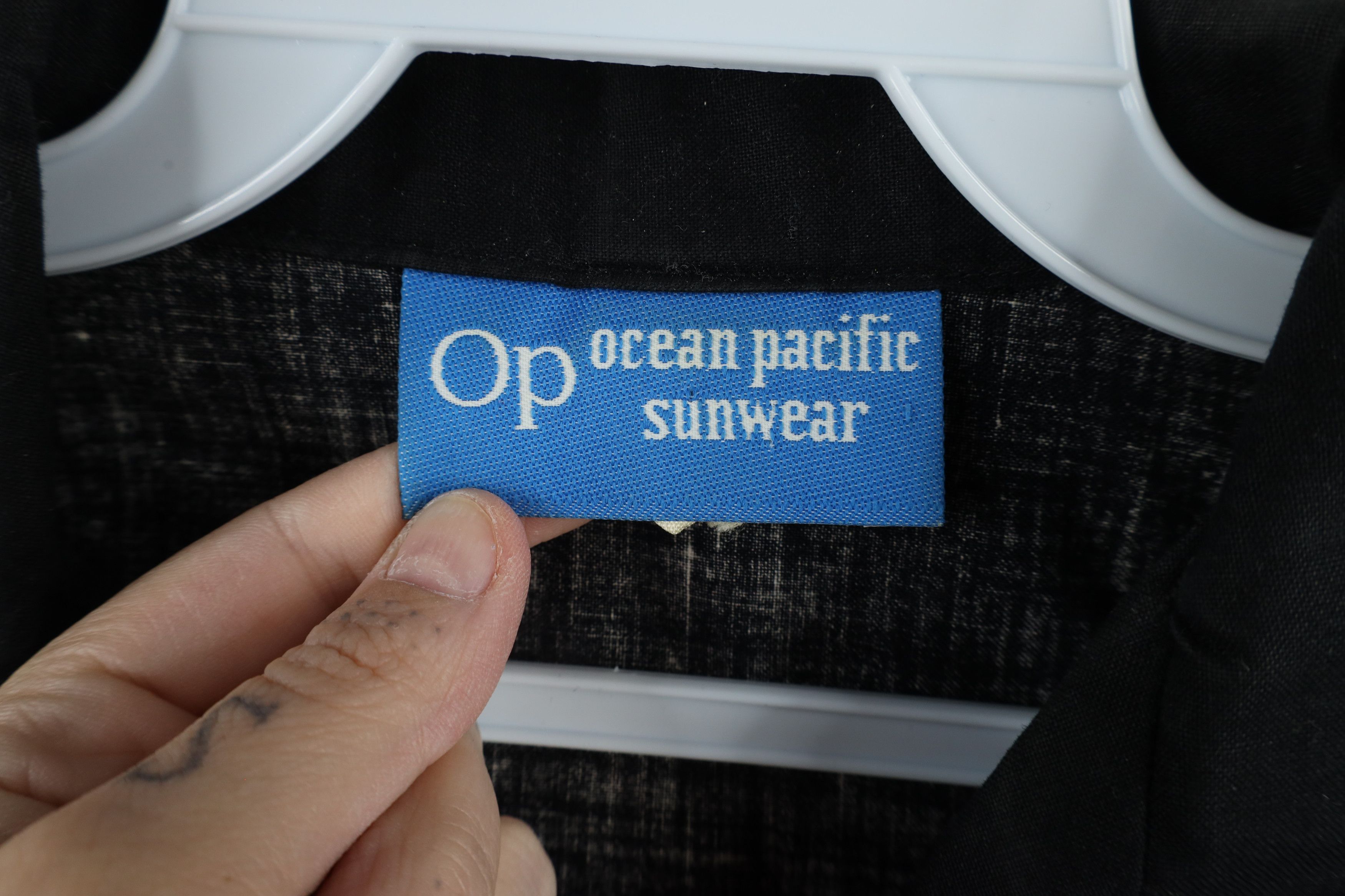 Ocean Pacific × Vintage Vintage 80s Ocean Pacific Sunwear Collard Button Down Polo Size US M / EU 48-50 / 2 - 7 Thumbnail