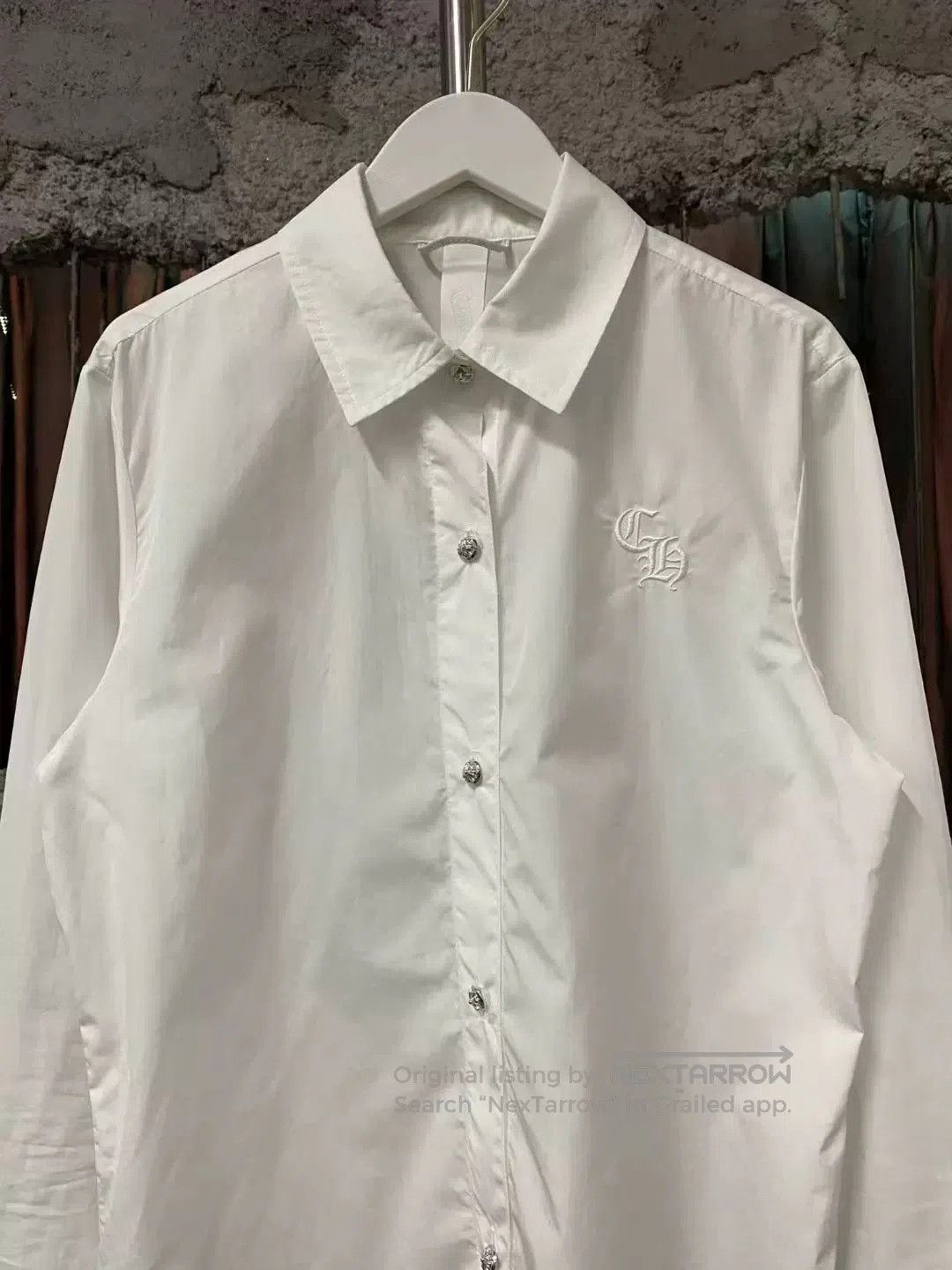 Chrome Hearts chrome hearts embroidered long sleeve shirt. Size US XS / EU 42 / 0 - 3 Thumbnail