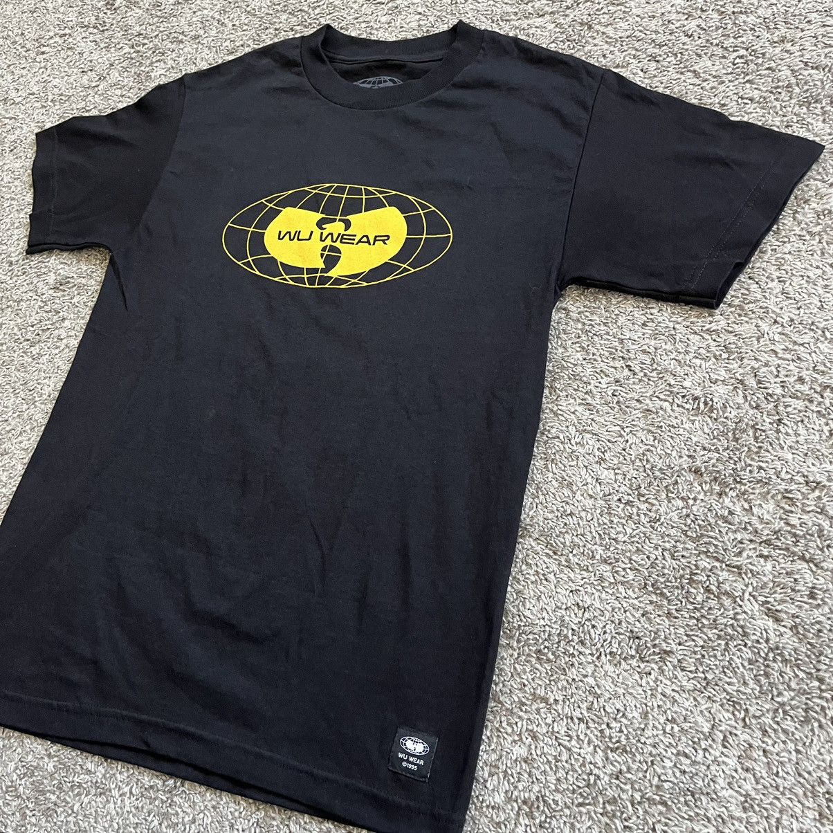Wu-Tang Clan 🔴Wu-Wear Shirt Size Small Wu-Tang Globe Black Yellow Gza Size US S / EU 44-46 / 1 - 4 Thumbnail