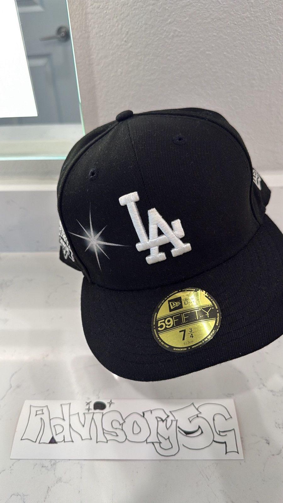 ay el ay en OG Ayelayen LA Dodgers Airbrush New Era Fitted 7 3/8
