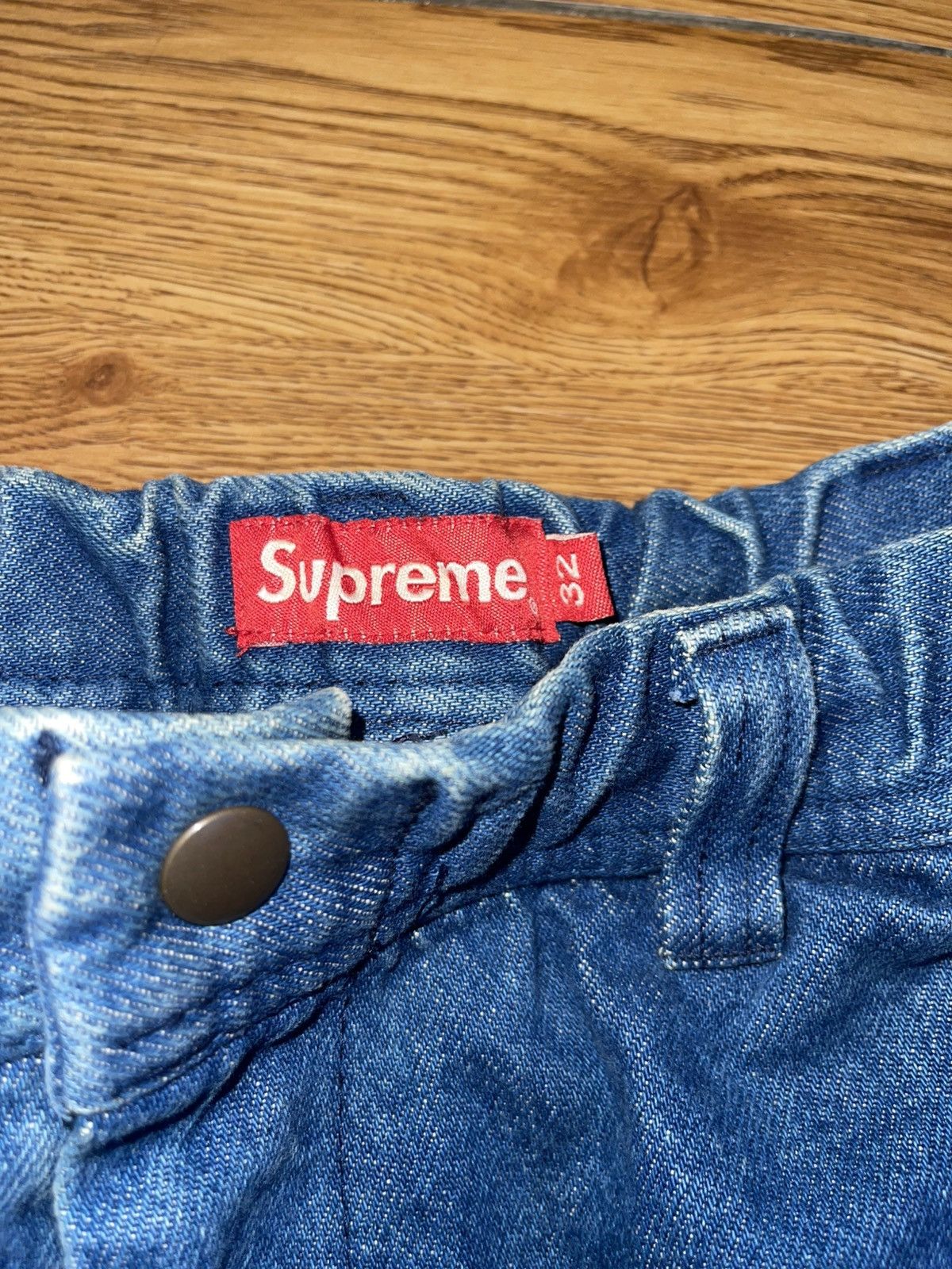 Supreme Supreme Cargo Work Short Denim SS22 Size 32 Size US 32 / EU 48 - 3 Thumbnail