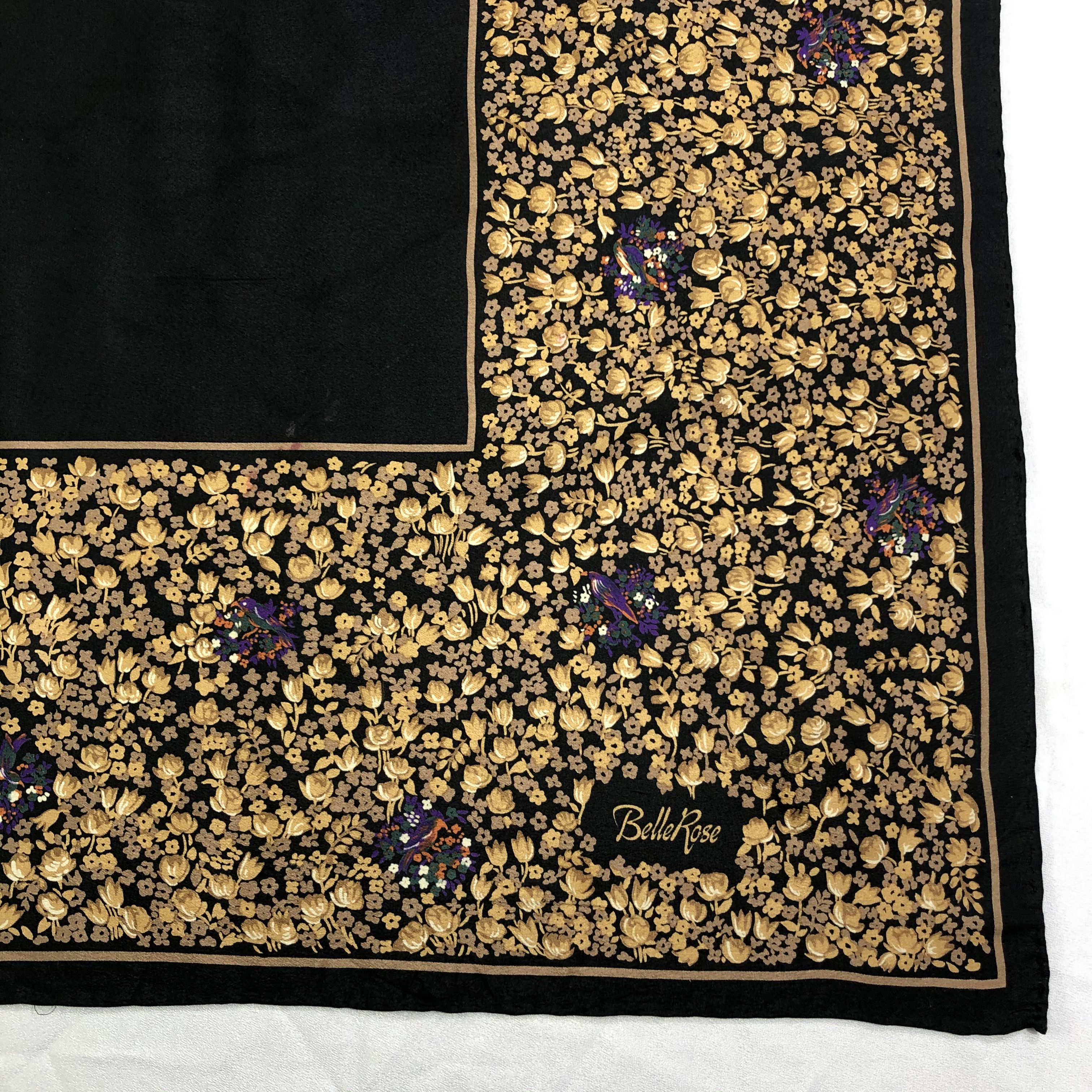 Bellerose × Vintage Vintage Bellerose Silk Scarf Size ONE SIZE - 4 Thumbnail