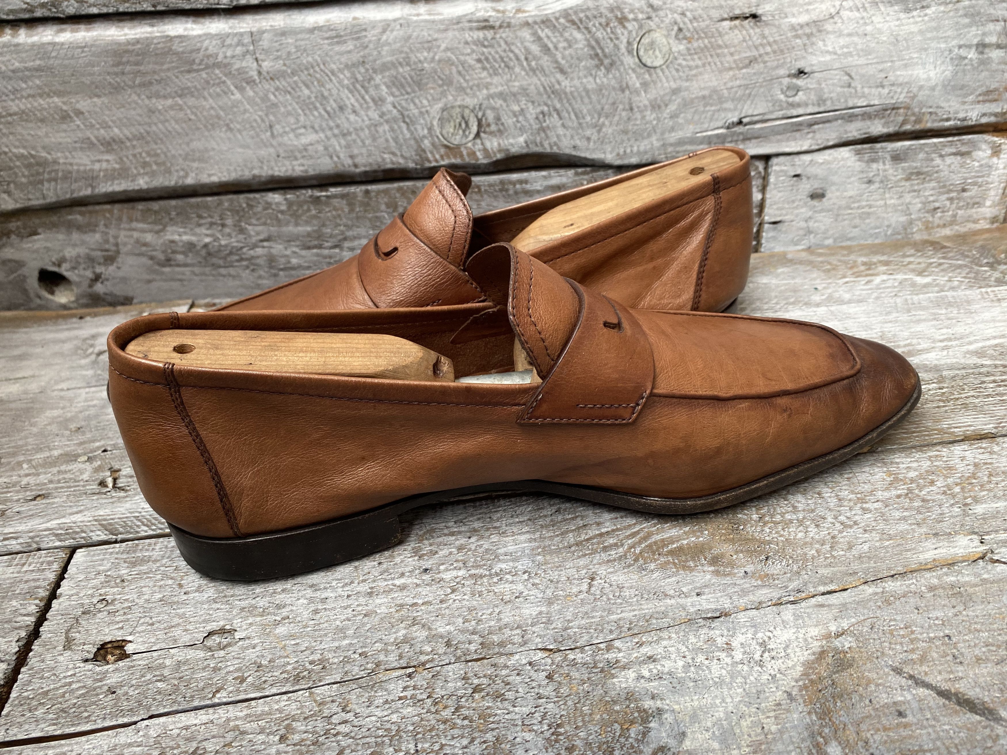 Berluti × Designer Berluti lorenzo kangaroo brown slip on loafers UK Size US 8.5 / EU 41-42 - 11 Thumbnail