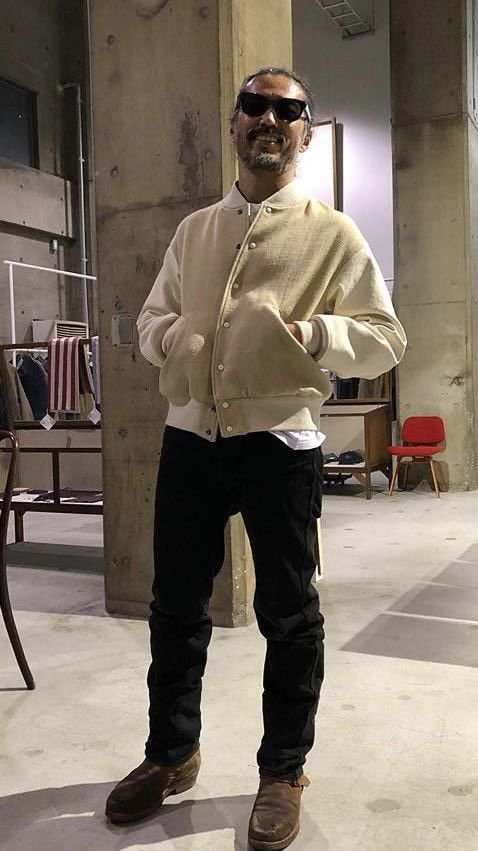 Visvim VISVIM Varsity SB Jkt Beige Wool 2020 F/W size 2 Size US M / EU 48-50 / 2 - 1 Thumbnail