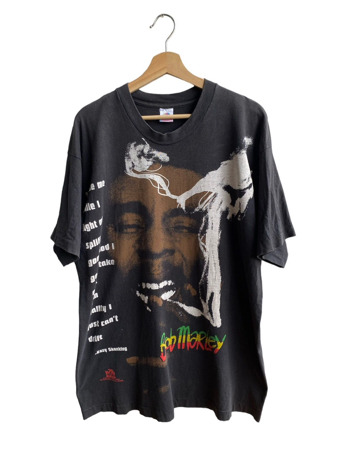 Bob Marley Rare Vintage Bob Marley tee Size US XL / EU 56 / 4 - 1 Thumbnail