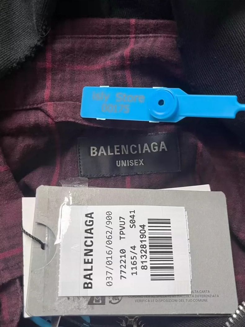 Balenciaga Balenciaga 2-in-1 Wave Destruction Jacket Size US XL / EU 56 / 4 - 5 Thumbnail