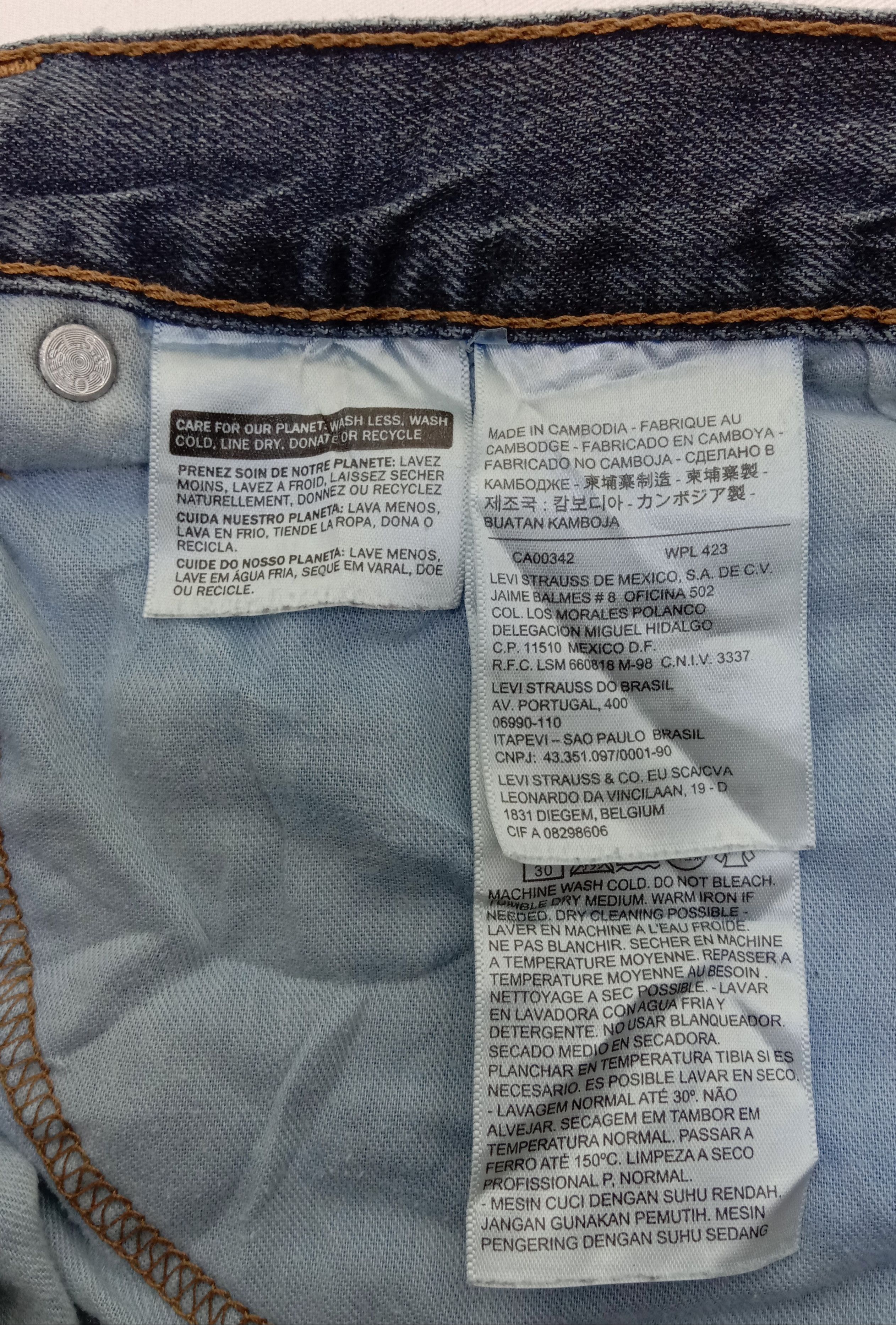 Levi's Vintage Levi's 569 Jeans Loose Straight Fit Oversize Denim Size US 44 / EU 60 - 12 Thumbnail