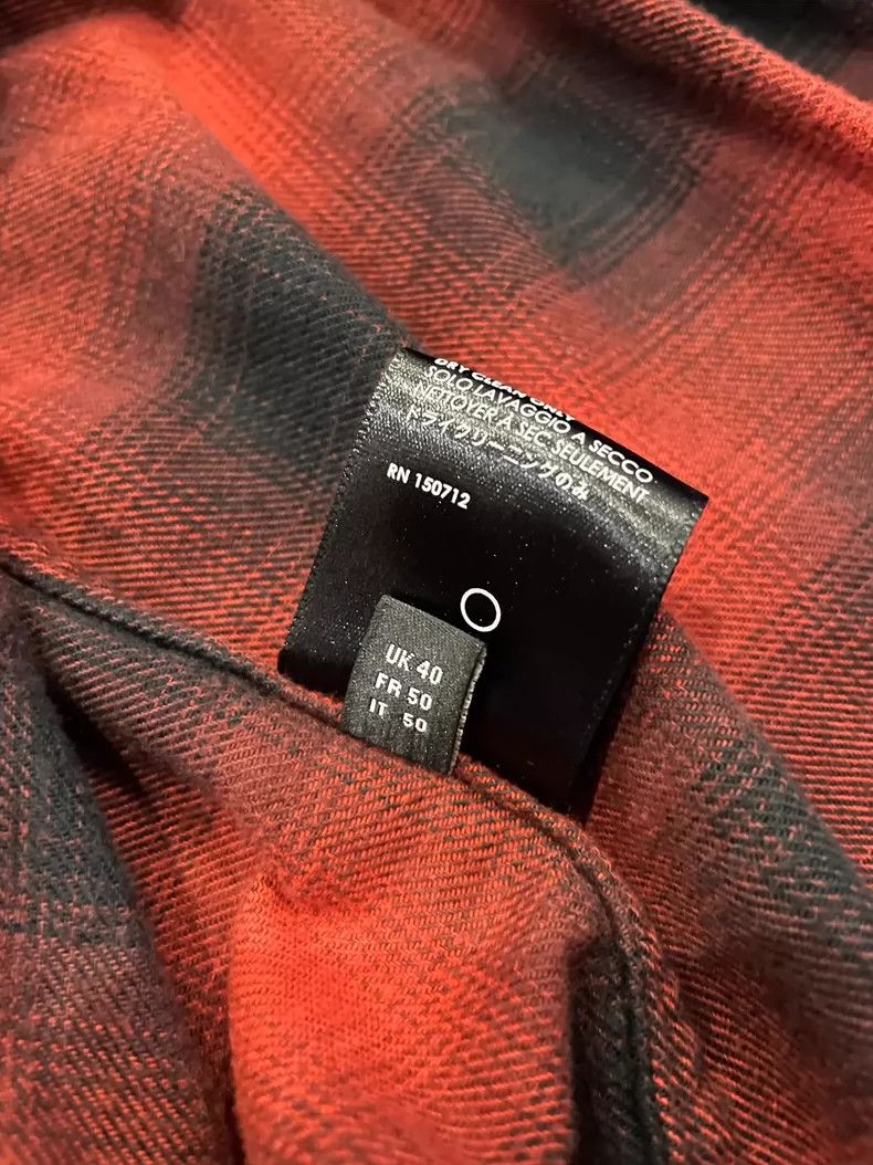 Amiri Amiri Long-sleeved shirt with red plaid 2501-Nextarrow Size US L / EU 52-54 / 3 - 5 Thumbnail