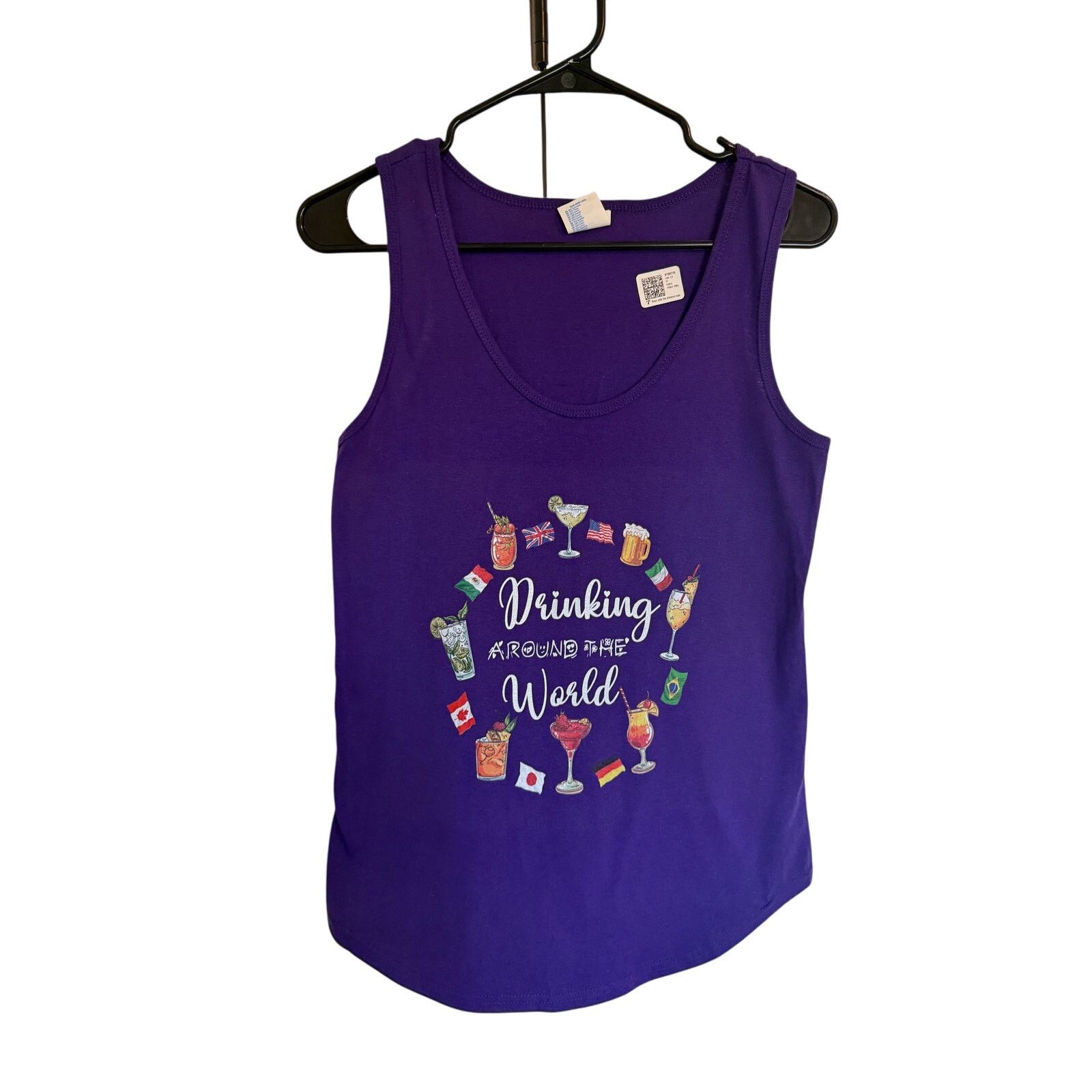Other Port & Company Drinking Around the World Crew Neck Tank Top Size S / US 4 / IT 40 - 3 Thumbnail