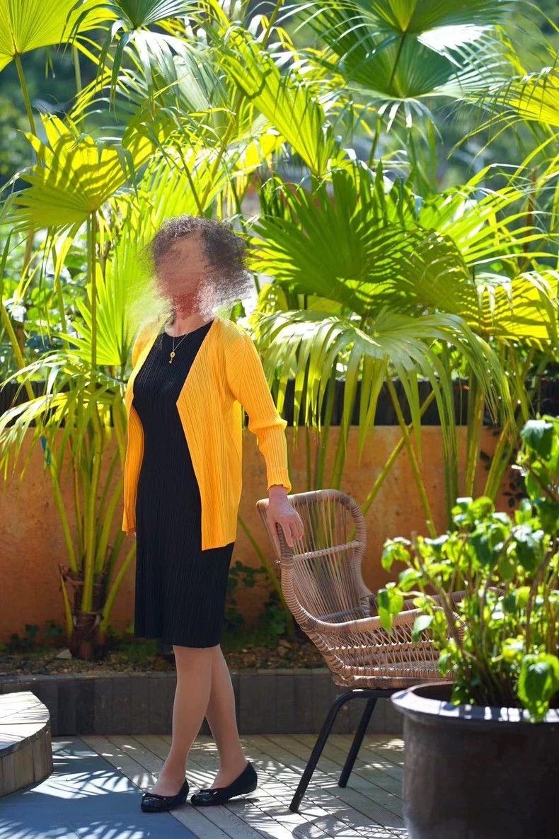 Issey Miyake Issey Miyake size:3 Yellow pleated cardigan Size M / US 6-8 / IT 42-44 - 4 Thumbnail