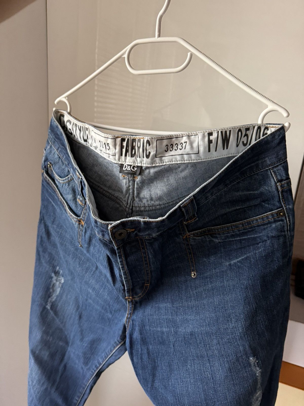 Dolce & Gabbana Dolce & Gabbana Vintage 05/06 SS Denim Swag Y2K Drip Jeans Size US 36 / EU 52 - 12 Thumbnail