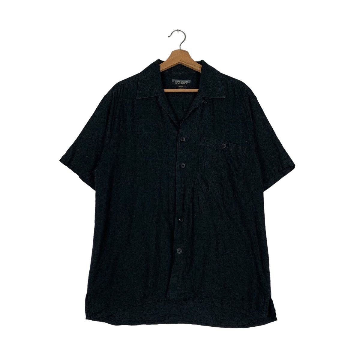 Vintage TRUST Linen Rayon Short Sleeve Button Shirt #0508-C23 Size US S / EU 44-46 / 1 - 1 Thumbnail