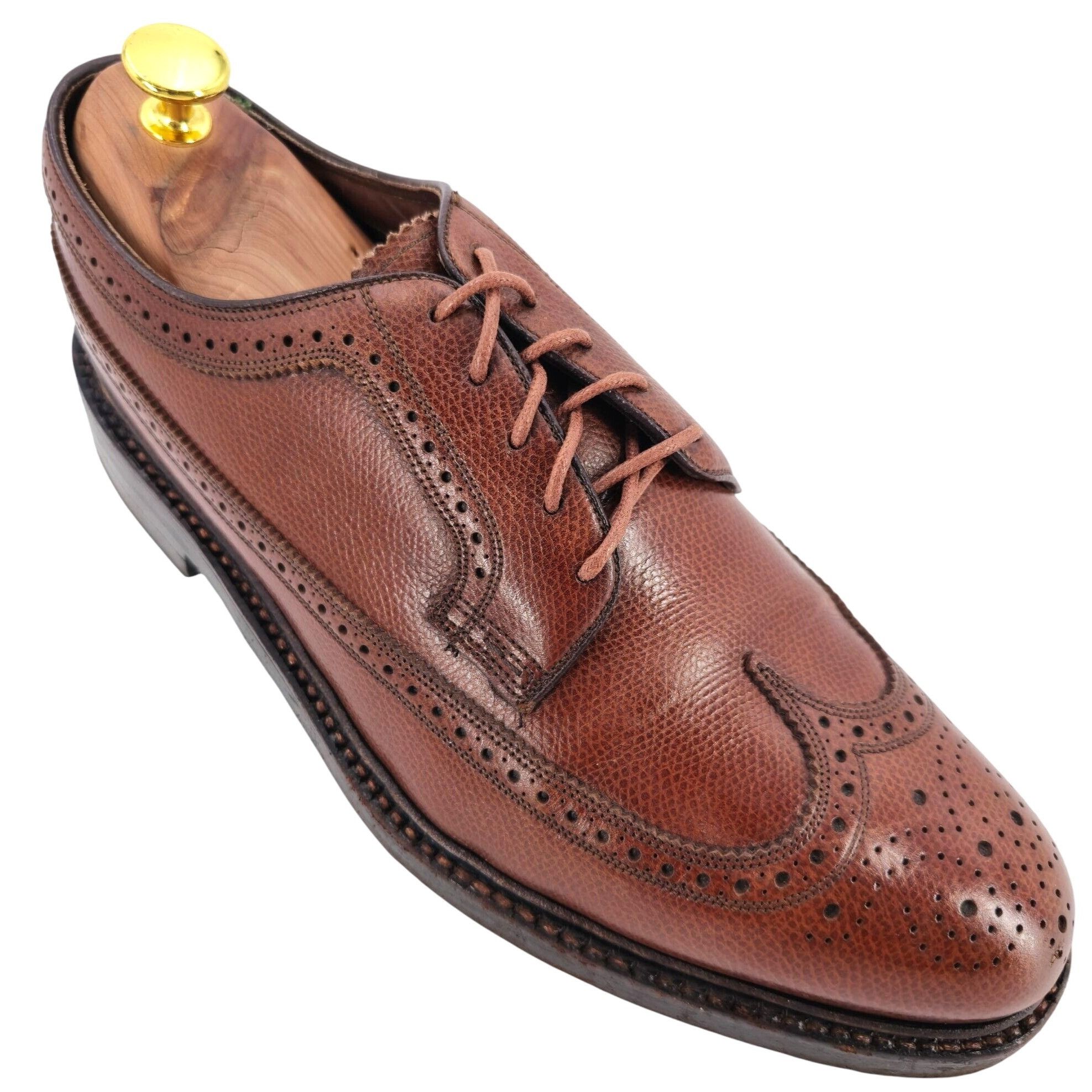 Florsheim Vintage Florsheim Royal Imperial Brown Leather Longwing Derb Size US 9 / EU 42 - 1 Thumbnail