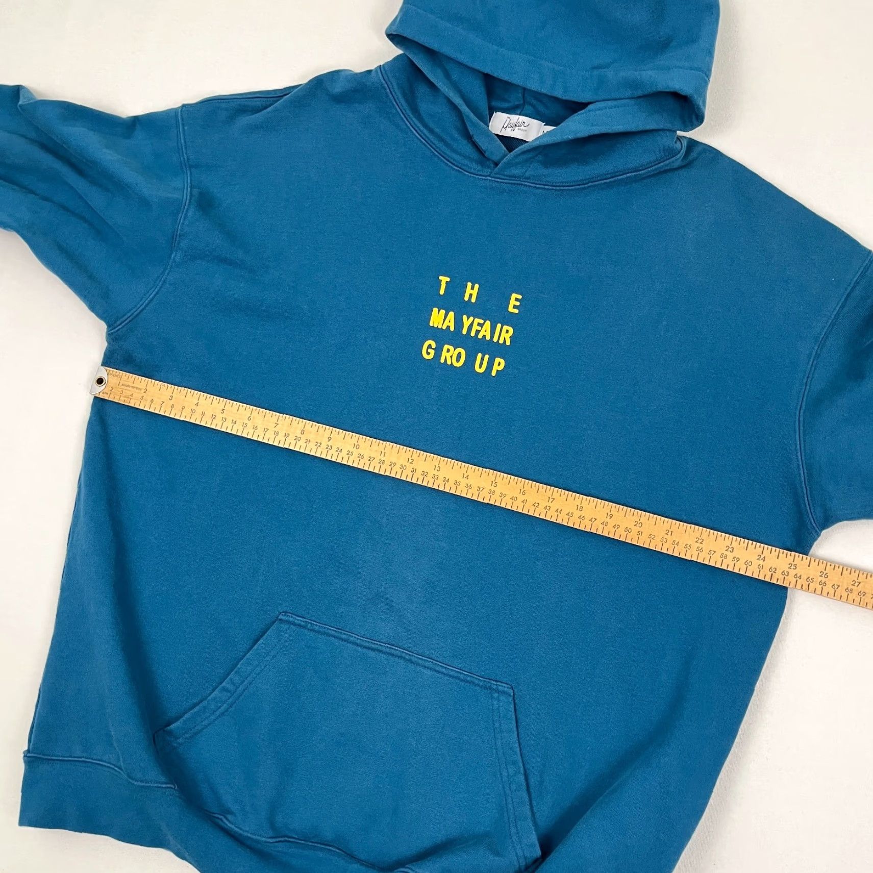 Vintage Hoodie Adult Mens M/L Blue The Mayfair Group Humans Behind The Screen Sweatshirt Size US L / EU 52-54 / 3 - 7 Thumbnail