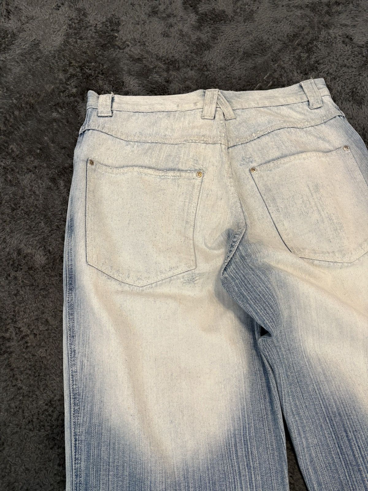 Japanese Brand Rare 2000s Baggy Y2K Vintage Distressed Jeans Size US 32 / EU 48 - 14 Thumbnail