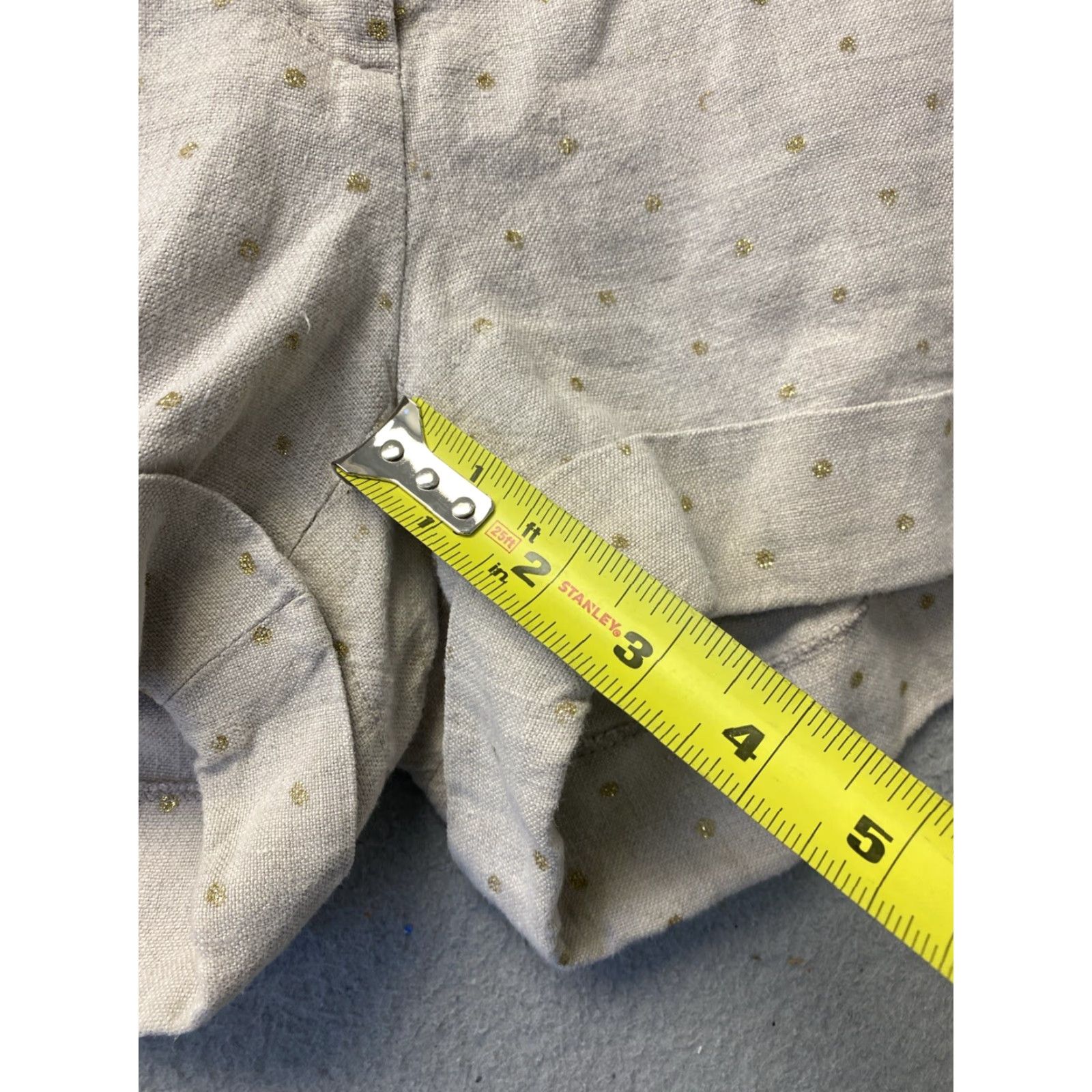 J.Crew J.Crew Linen Shorts Womens Size 0 Tan Gold Casual Flat Front Pockets Summer Outdoor Size 25" / US 0 / IT 36 - 5 Thumbnail