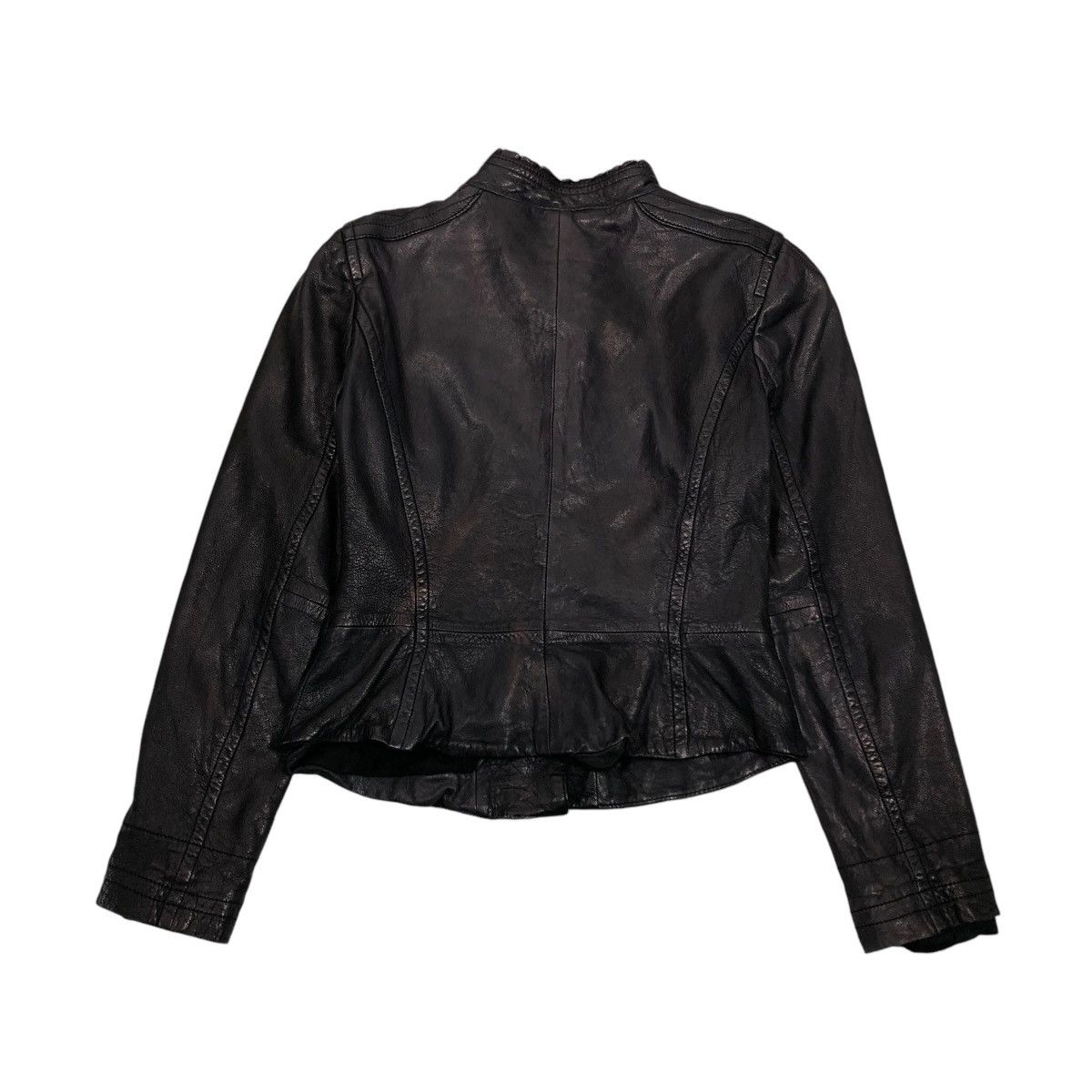 Hysteric Glamour CROPPED BIKER LEATHER JACKET BANANA REPUBLIC 14th ADDICTION Size US XS / EU 42 / 0 - 2 Thumbnail