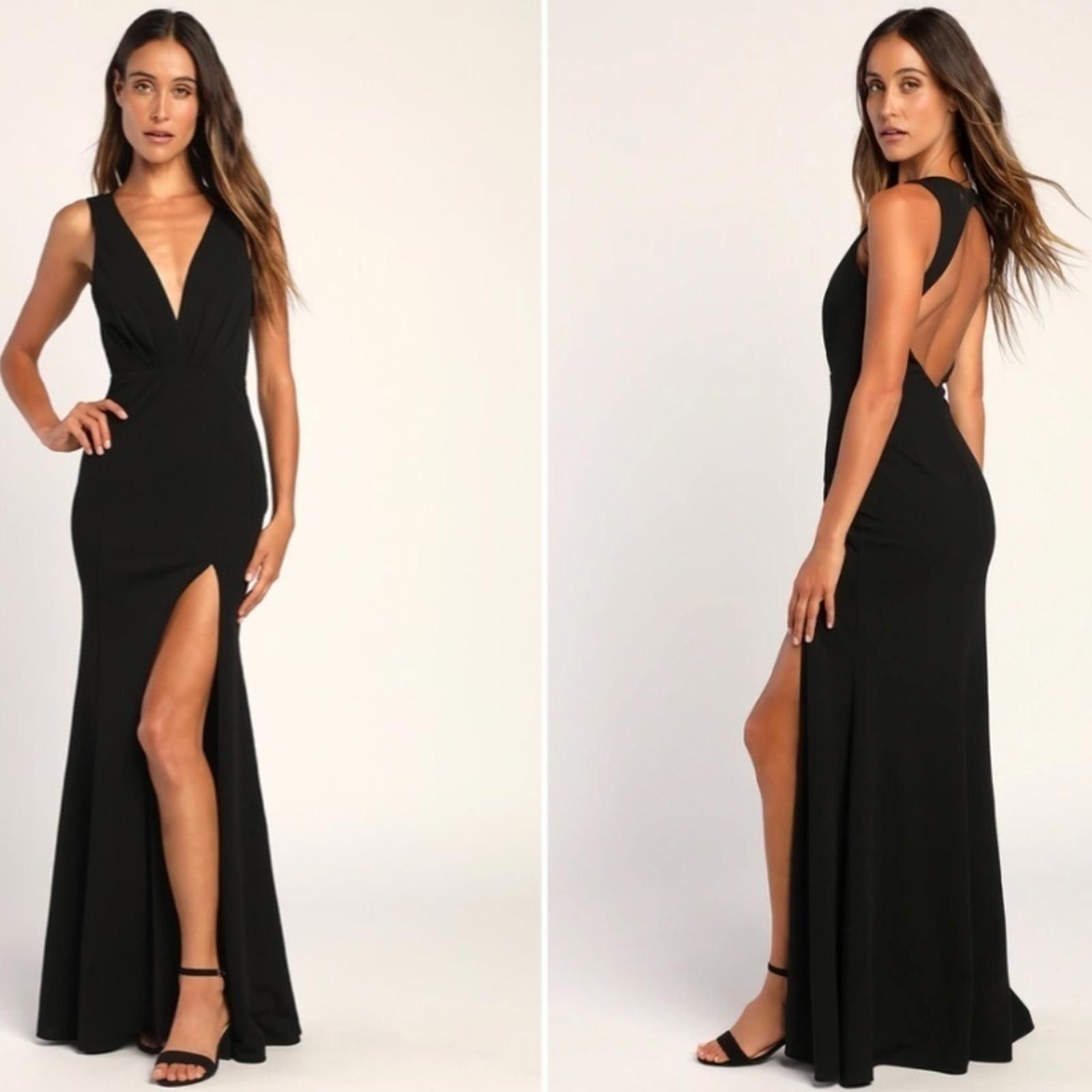 Lulus LULU's Sexy Prom Wedding Bridesmaid Chic Mermaid Maxi Size L / US 10 / IT 46 - 1 Thumbnail