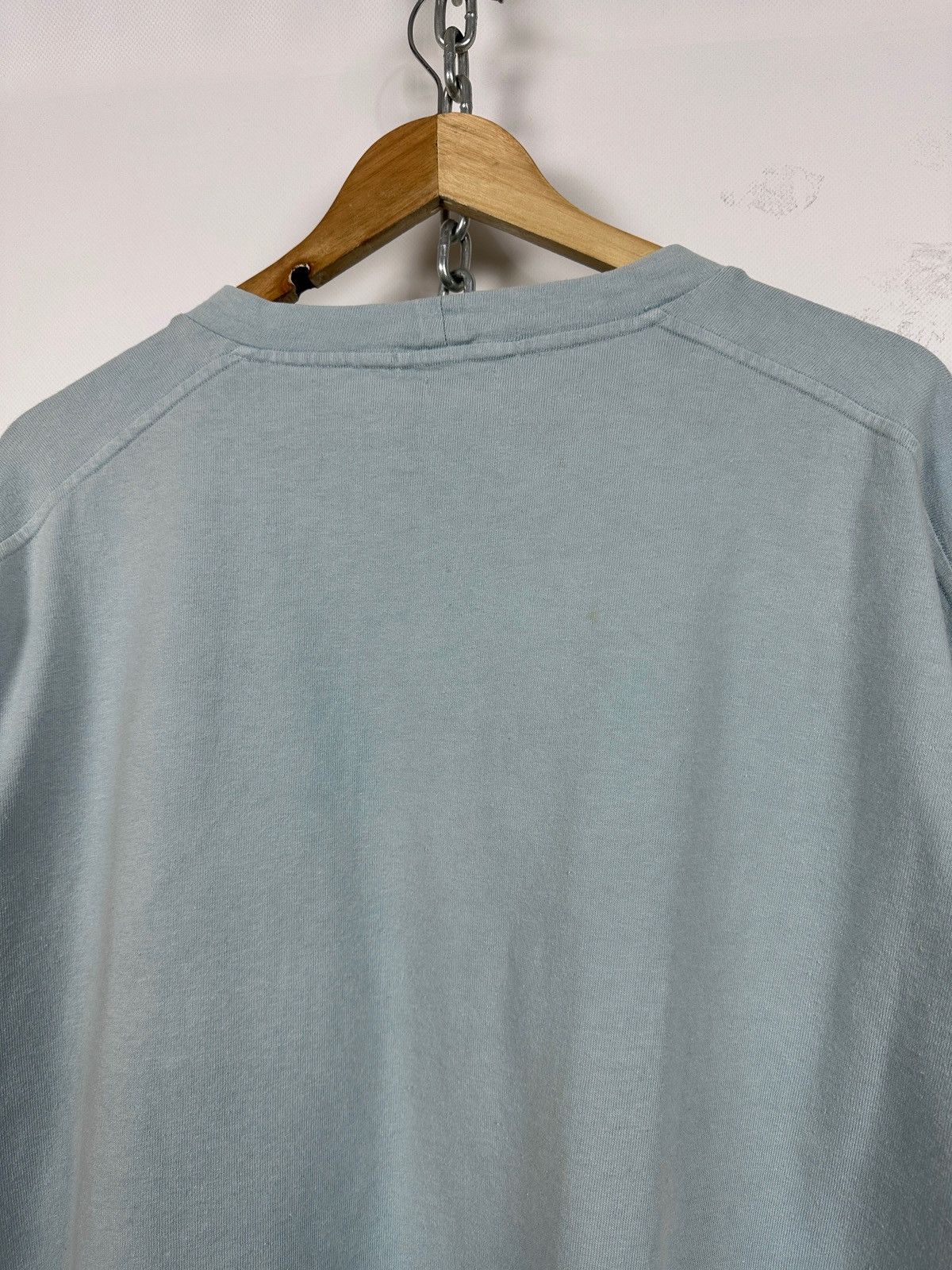 Stone Island 1997 Vintage Stone Island Archive Pocket Blue T-Shirt Size US XXL / EU 58 / 5 - 11 Thumbnail