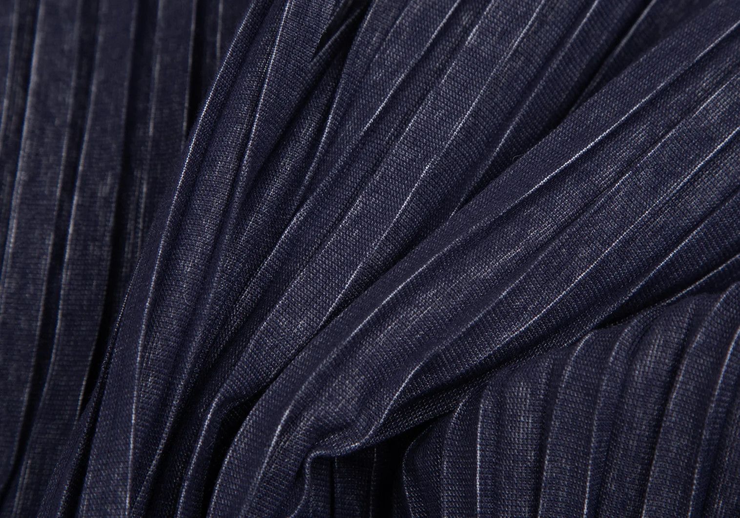 Issey Miyake Indigo Denim Print Pleats Jacket Size US XL / EU 56 / 4 - 13 Thumbnail