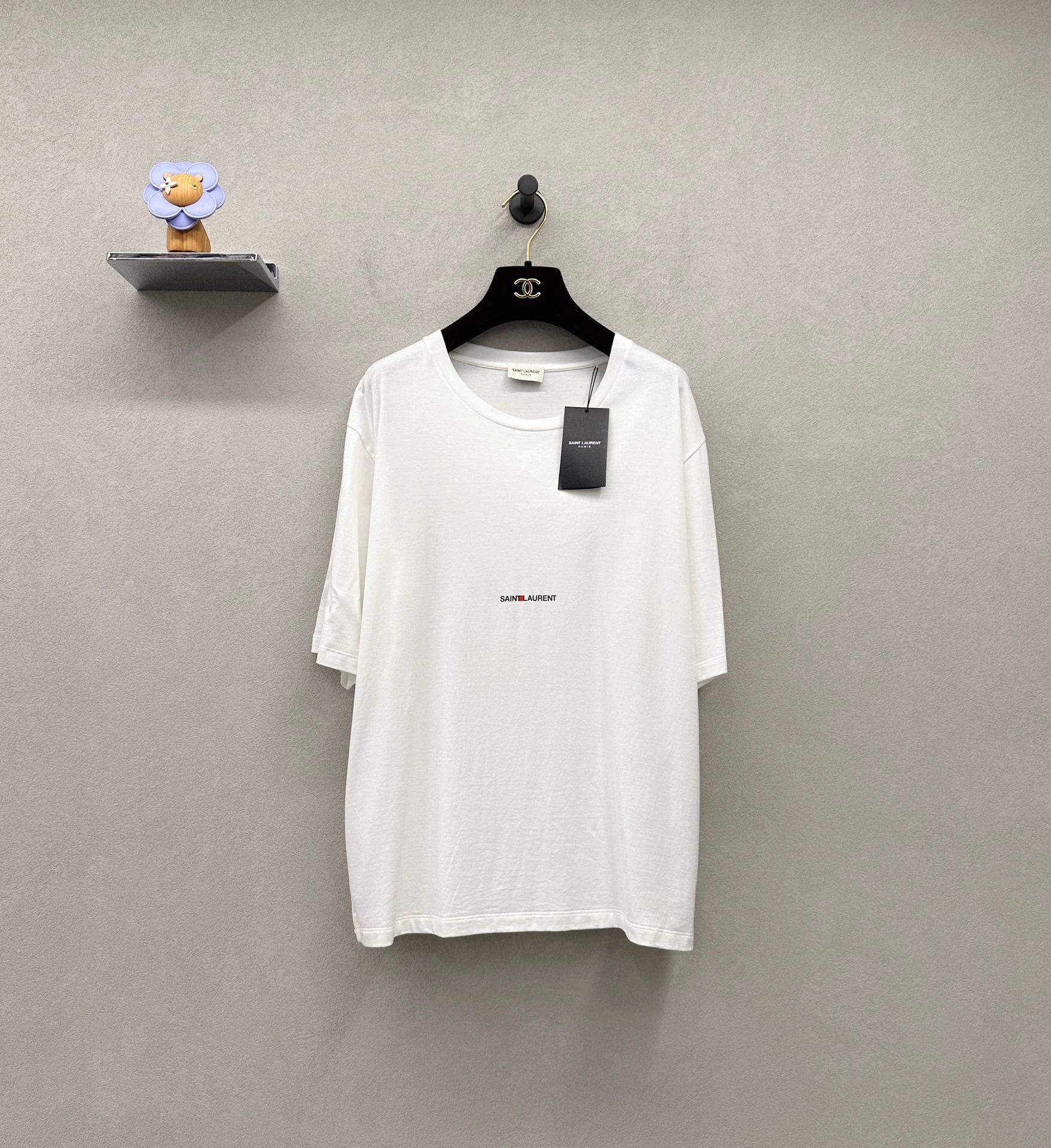 Saint Laurent Paris Saint Laurent Paris Basic logo short sleeved shirt Size US M / EU 48-50 / 2 - 1 Thumbnail