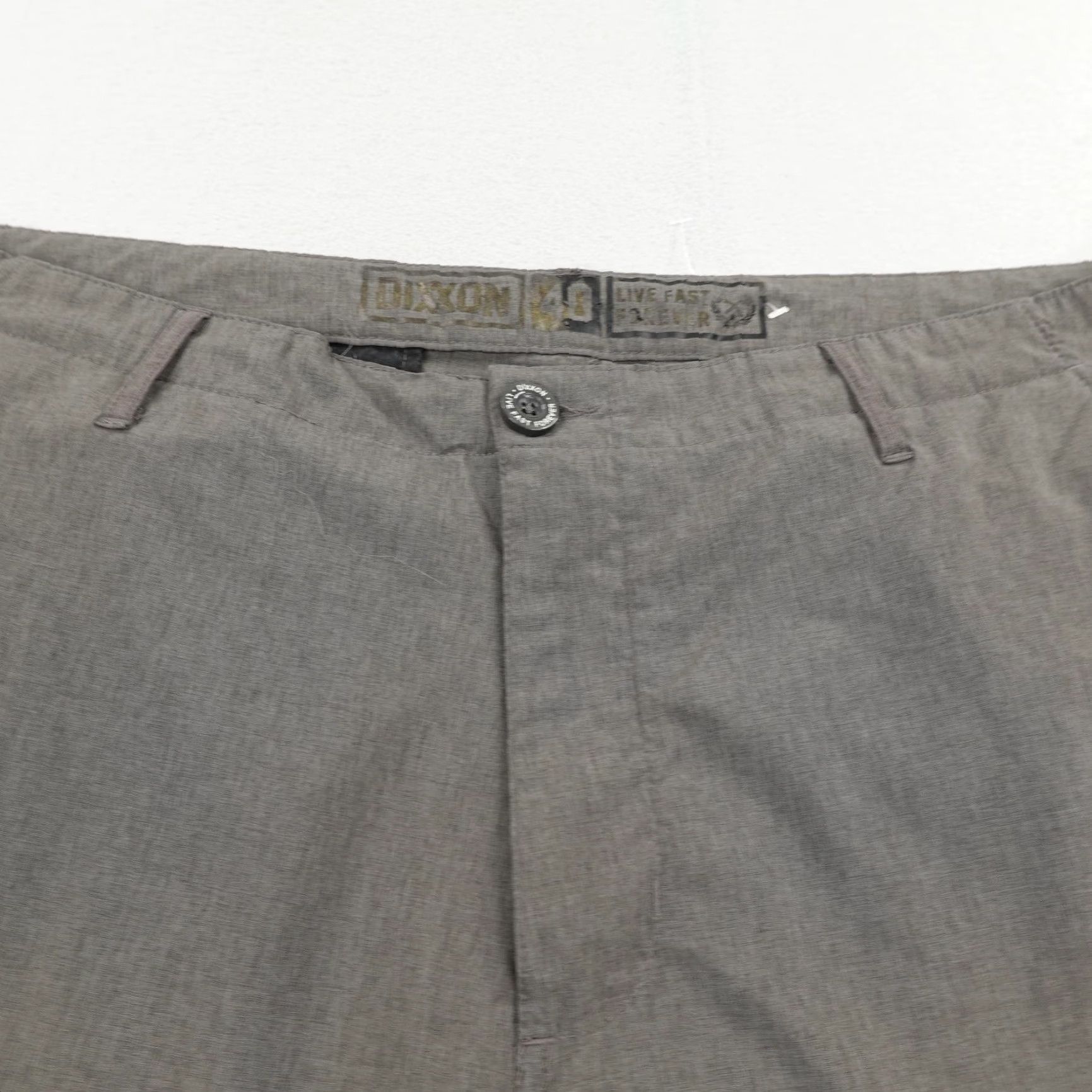 Vintage Dixxon Shorts Mens 40 Gray Performance Stretch Golf Chino Lightweight Summer Size US 40 / EU 56 - 2 Thumbnail