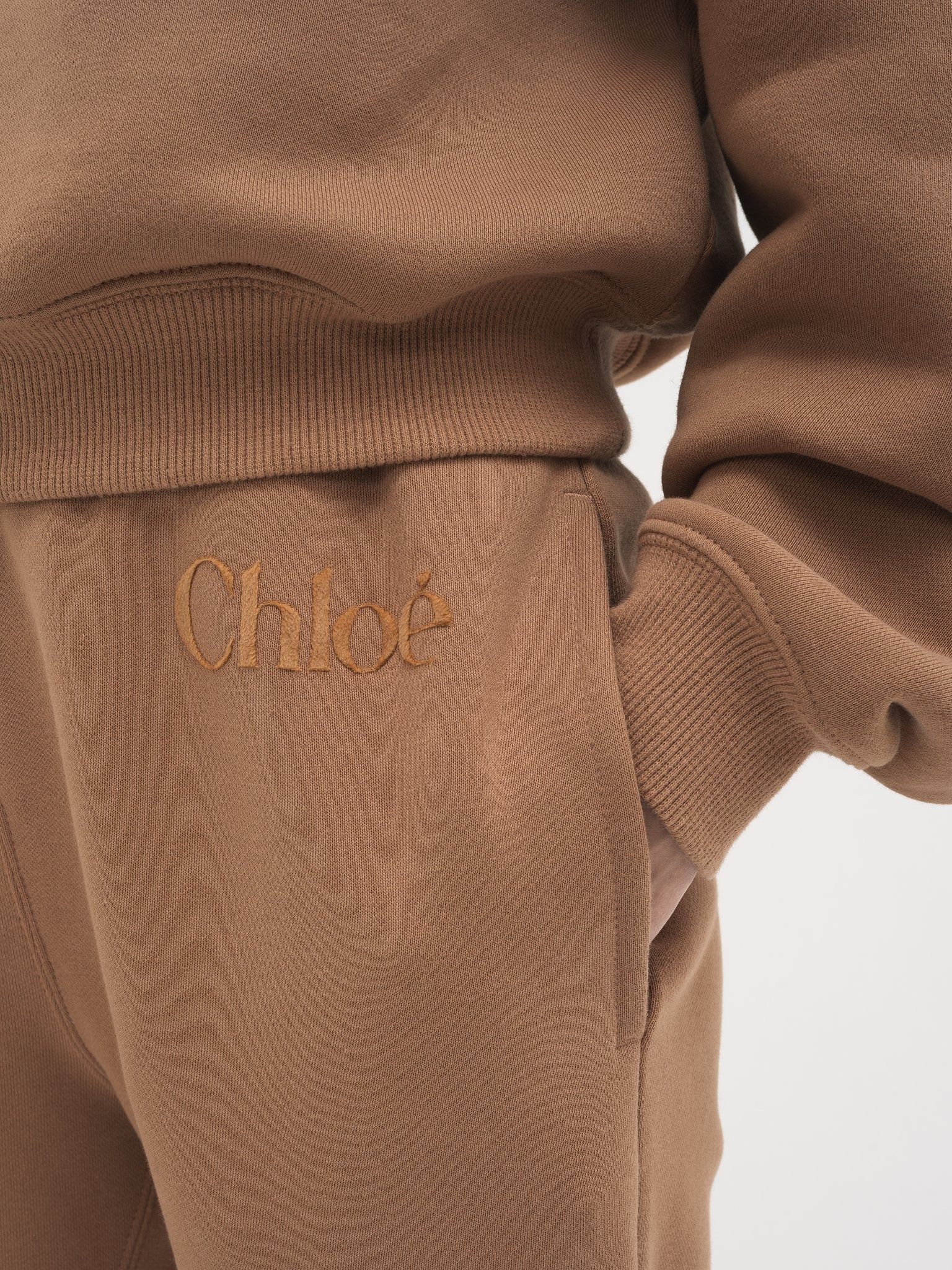 Chloe o1loc1c11025 Sweatpant in Blush Nude Size 25" / US 0 / IT 36 - 5 Thumbnail