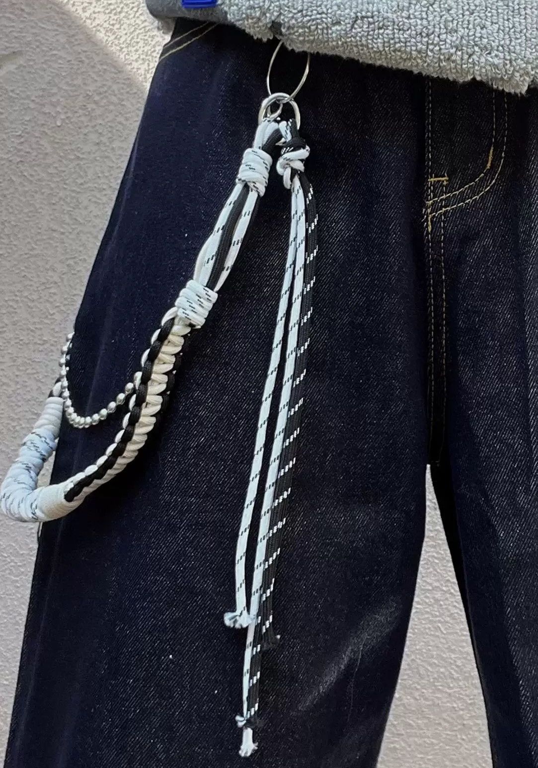 Other Streetwear braided rope double layer punk wallet chain Size ONE SIZE - 1 Thumbnail